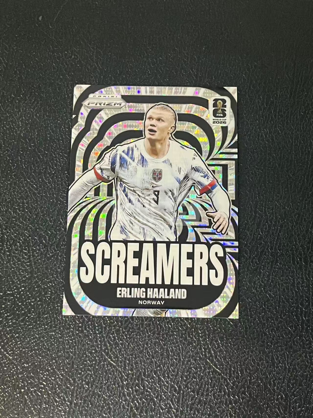 2026 Panini World Cup Prizm Erling Haaland 哈兰德 特卡 脉冲折 挪威 世界杯 银折 实卡精美 卡品如图 LA-5