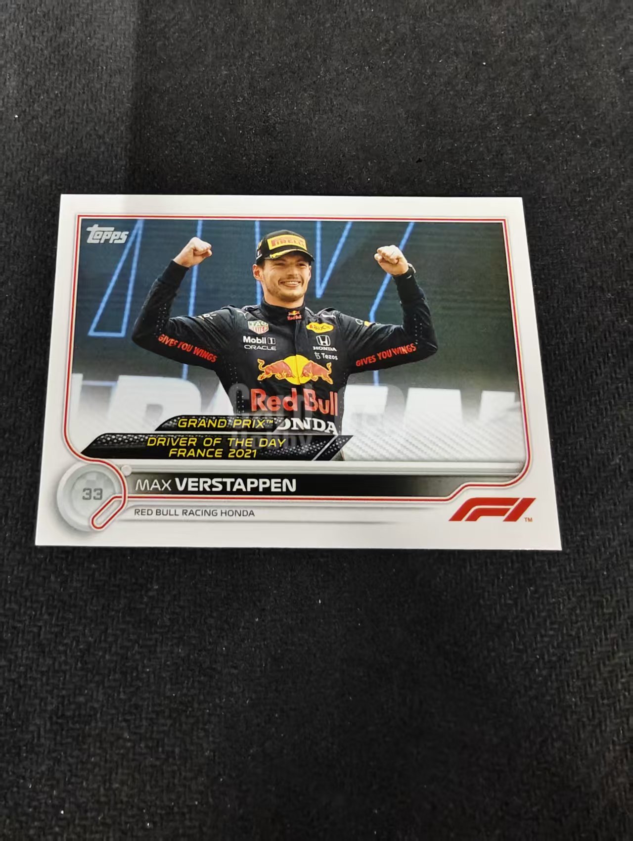 2022 Topps Chrome F1 Max Verstappen 维斯塔潘 红牛 划痕 边角瑕疵 @179