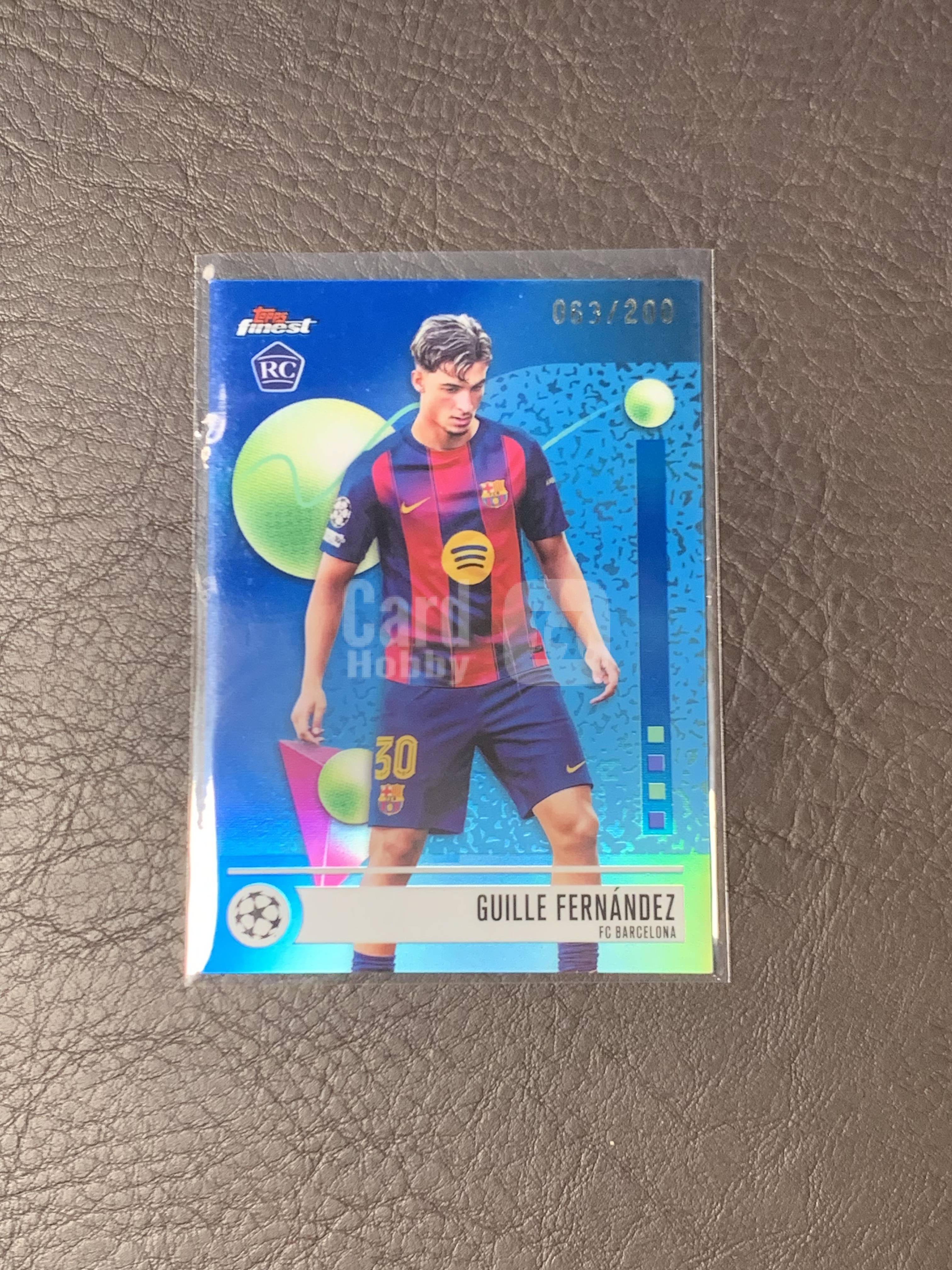 2026 Topps Finest Fernandez #46 欧冠 Base /200编 蓝折 巴萨