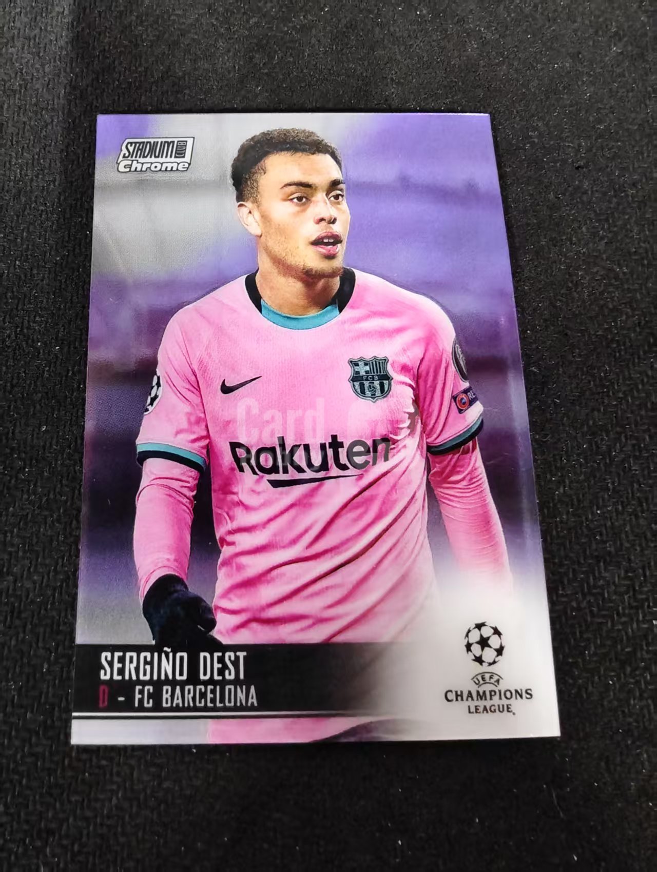 【可合并,不累计】2021 Topps Stadium Club Chrome Sergino Dest 德斯特 巴塞罗那 欧冠 竞技场 不保卡品 介意勿拍 #16