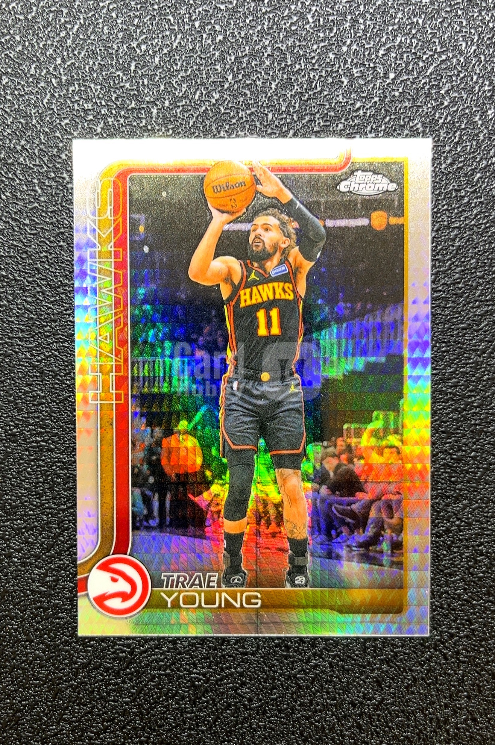 【岛屿拍卖】2024 Topps Chrome Trae Young 特雷·杨 银折 折射 卡品如图 高价值 #36 Atlanta Hawks 亚特兰大老鹰 0004#327