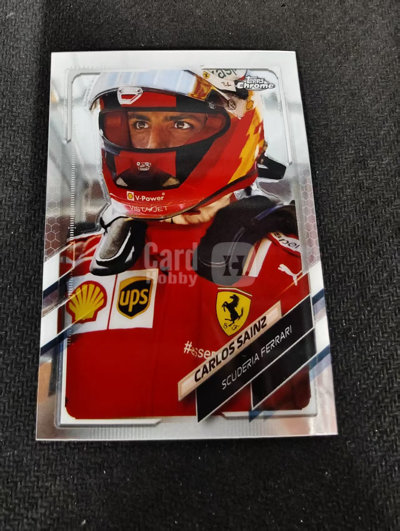 2021 Topps Chrome Carlos Sainz F1 法拉利车队 卡洛斯 赛恩斯 划痕 边角瑕疵 #54