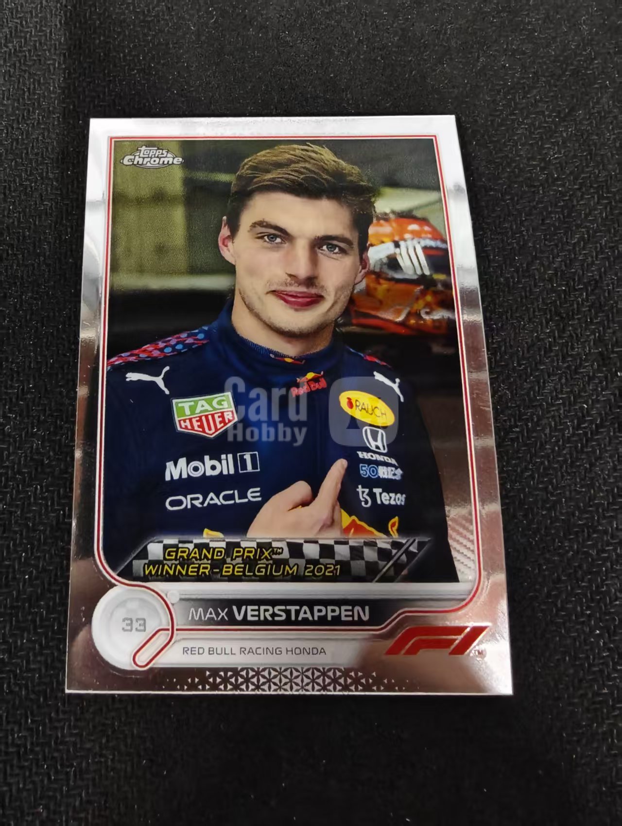 2022 Topps Chrome F1 Max Verstappen 维斯塔潘 红牛 划痕 边角瑕疵 #162