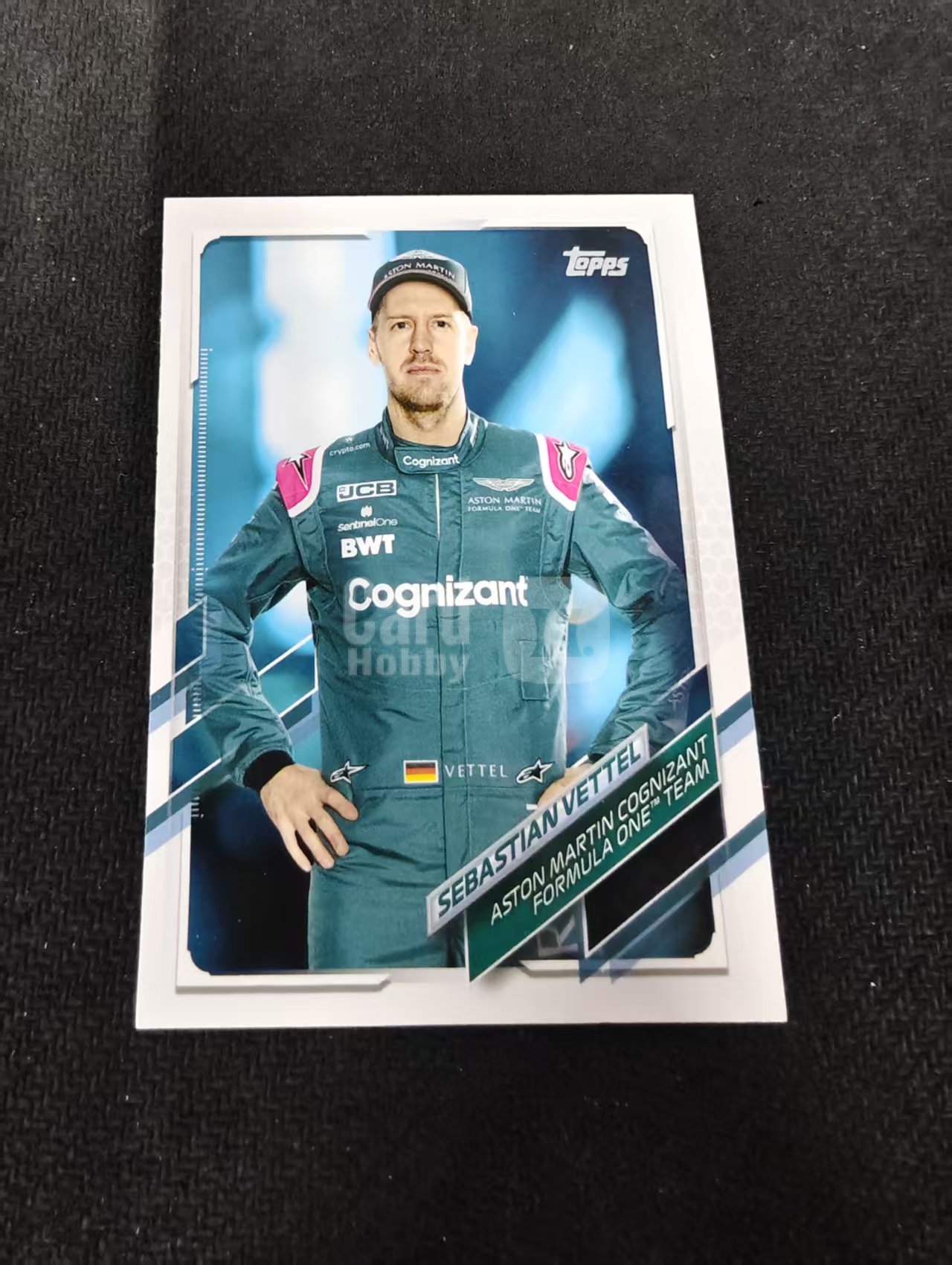 2021 Topps Chrome Sebastian Vettel F1 阿斯顿马丁 维特尔 划痕 边角瑕疵 @7