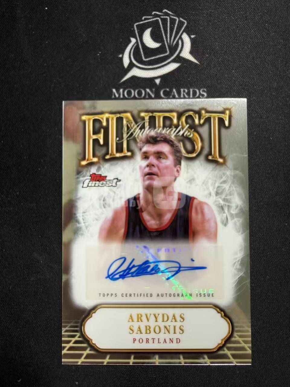 【梦卡拍卖】 2024-25 Topps Finest Arvydas Sabonis 签字 阿维达斯 萨博尼斯 开拓者 细节如图 #Ci# htt