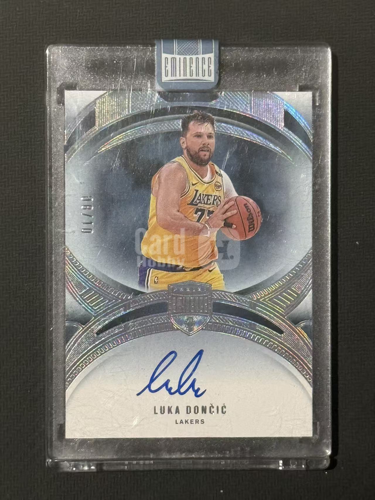 2024-25 Panini Eminence Luka Doncic 大真金系列 卢卡 东契奇 签字 /10编 白金闪 Gilded ...