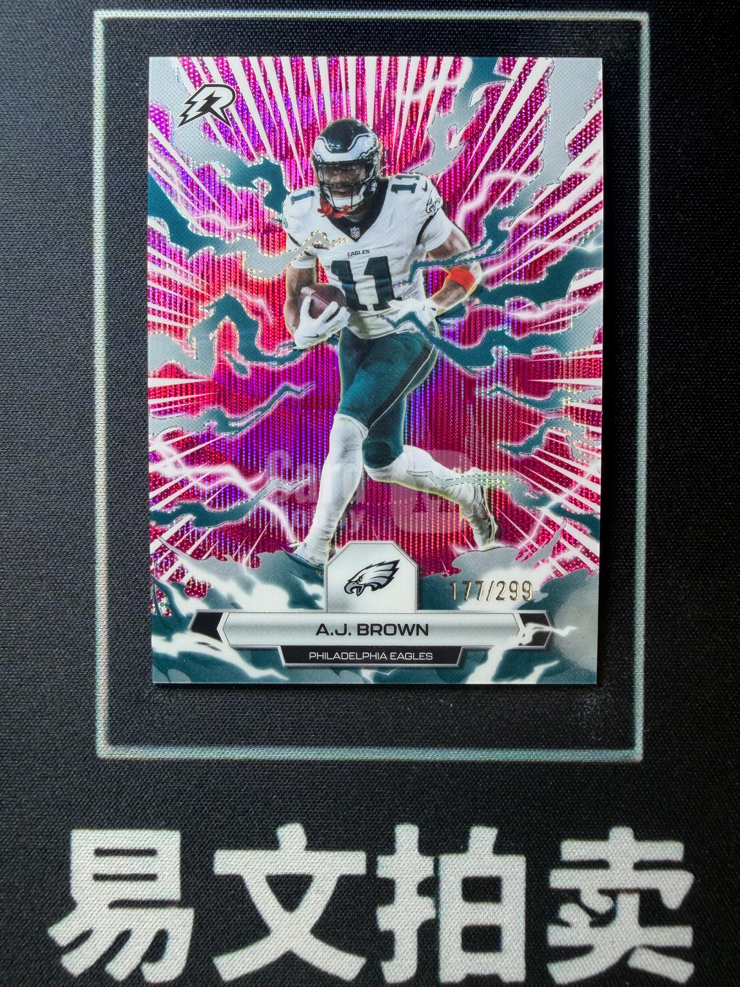 【易文拍卖 超级回款】2026 Topps Resurgence 橄榄球NFL A J BROWN 老鹰 AJ布朗 177/299编 卡品如图#TuTu