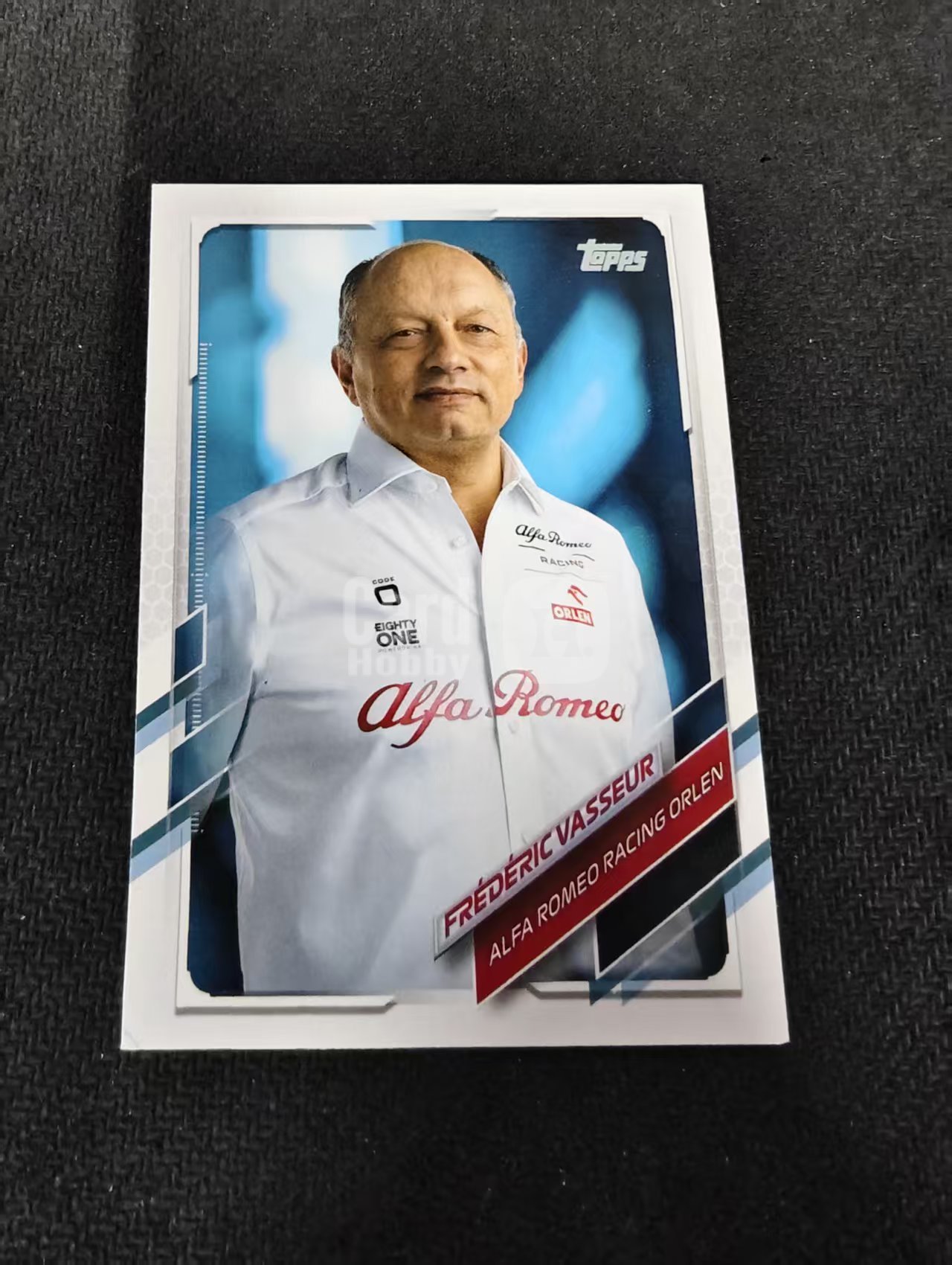 2021 Topps Chrome Frederic Vasseur F1 阿尔法罗密欧 瓦塞尔 划痕 边角瑕疵 @94