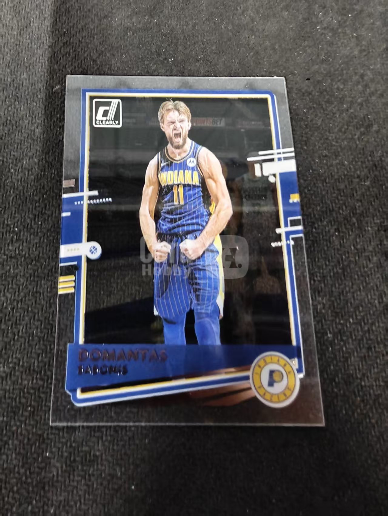 2020-21 Panini Clearly Donruss domantas sabonis 杜蕾斯 步行者 多曼塔斯 萨博尼斯 杜蕾斯 胶片 划痕 边角瑕疵 #6