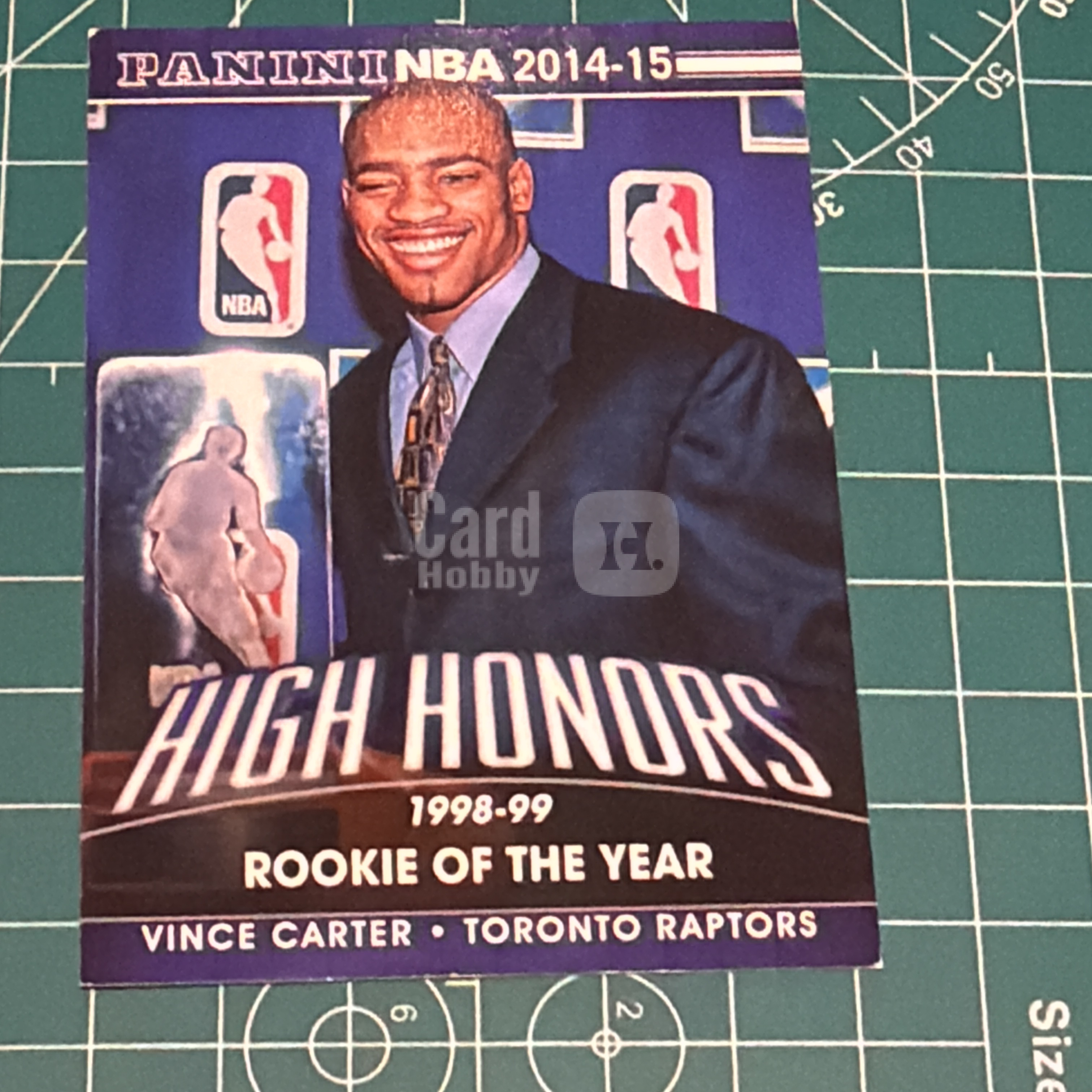 2014-15 Panini S.p.A Vince Carter 中雅图/中亚图 文斯卡特 捧杯特卡 荣誉特卡 High Honors 老卡 绝版卡 稀有大比例 浸水痕