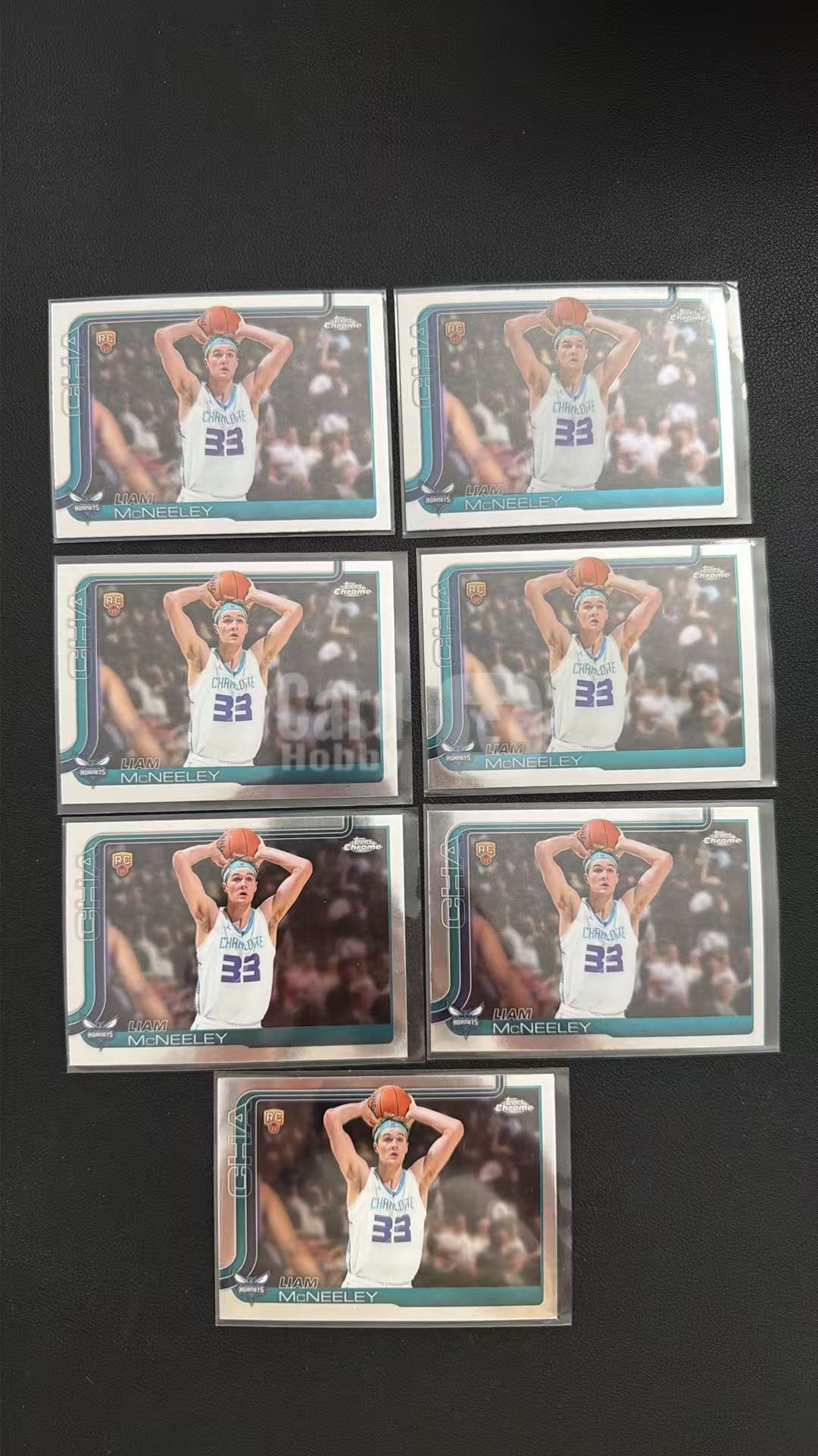 2025-26 Topps Chrome 新秀 RC 麦克尼利 正base 7张一起 卡品如图 20