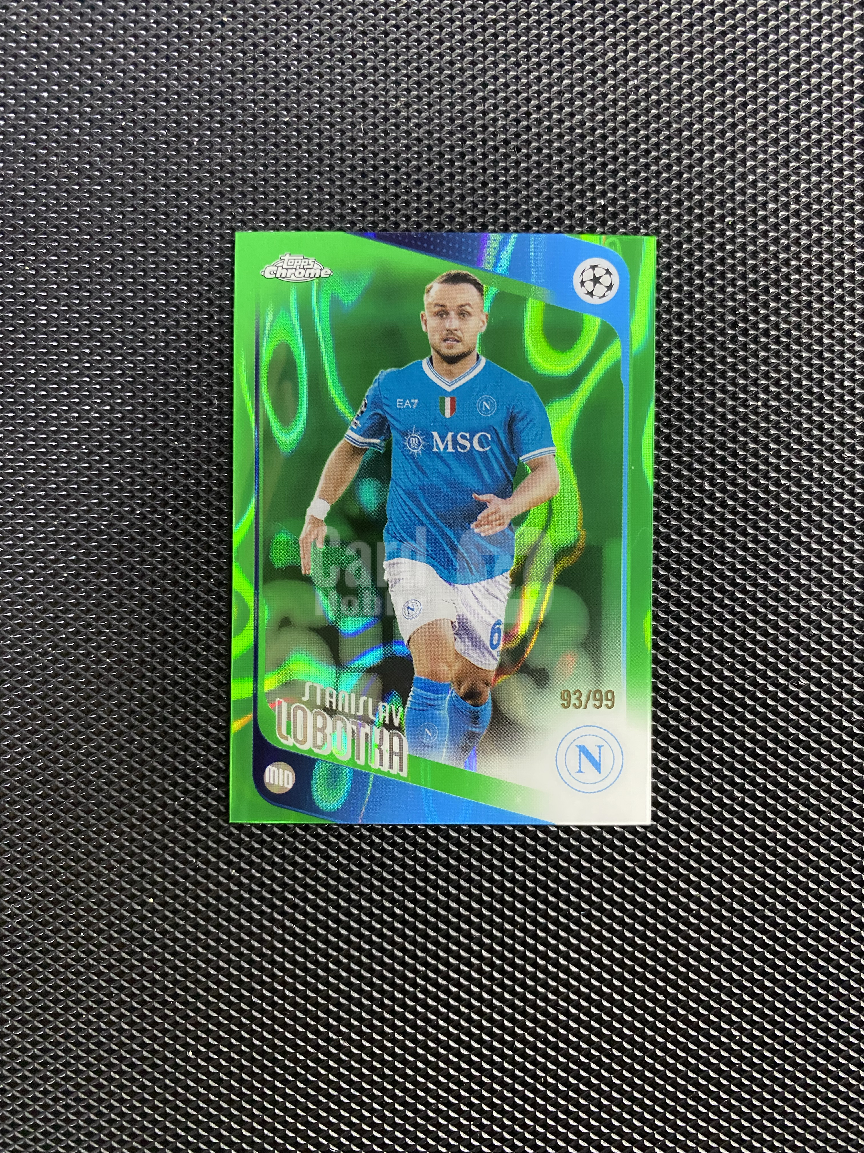 【深情拍卖】2026 Topps Chrome 欧冠TC Stanislav Lobotka 那不勒斯 洛博特卡 99编 绿熔岩折 卡品如图 #js633#