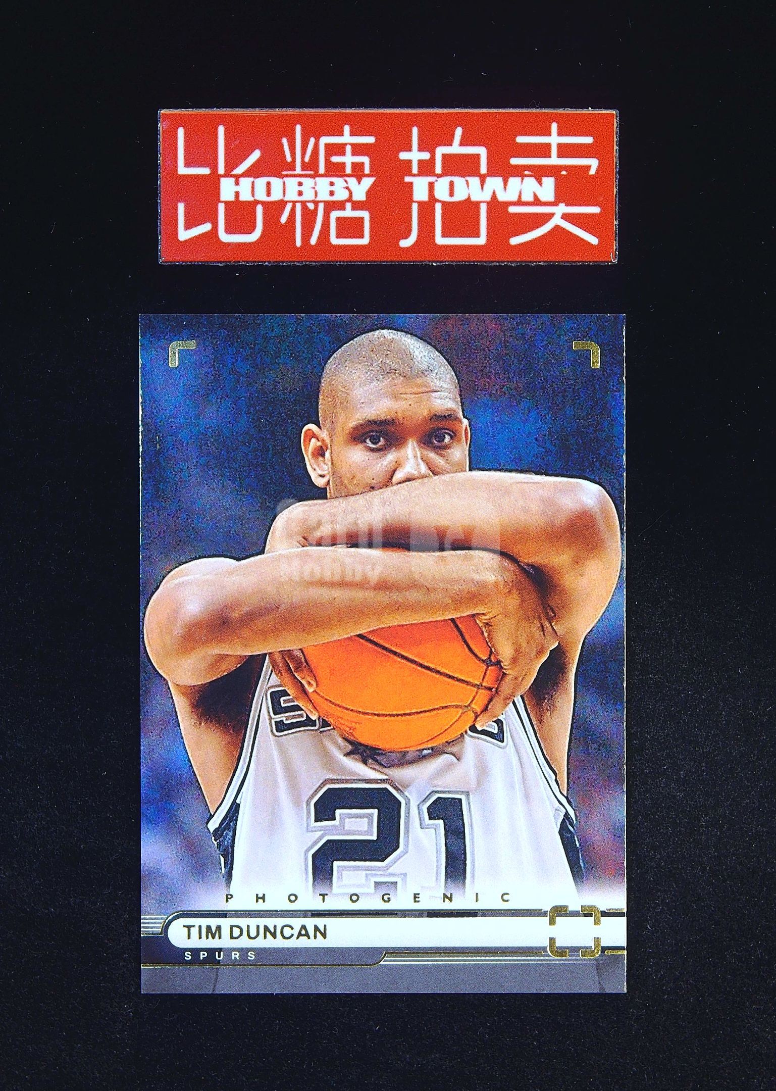2022-23 Panini Photogenic Tim Duncan 【比糖拍卖】‌蒂姆 邓肯 石佛 上镜快照 Base USA联盟门面投资首选轻印（黑胶汉堡