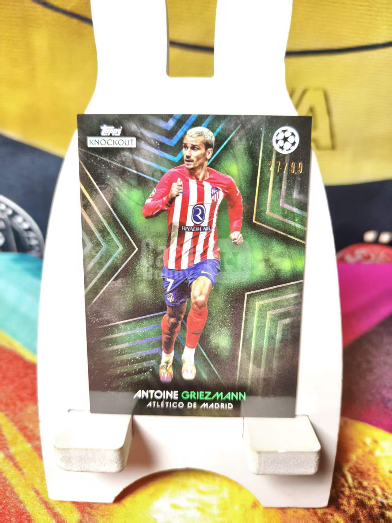 2024 Topps Knockout Antoine Griezmann 欧冠 小黑盒 马竞 马德里竞技 格列兹曼 99编 法国 收藏必备