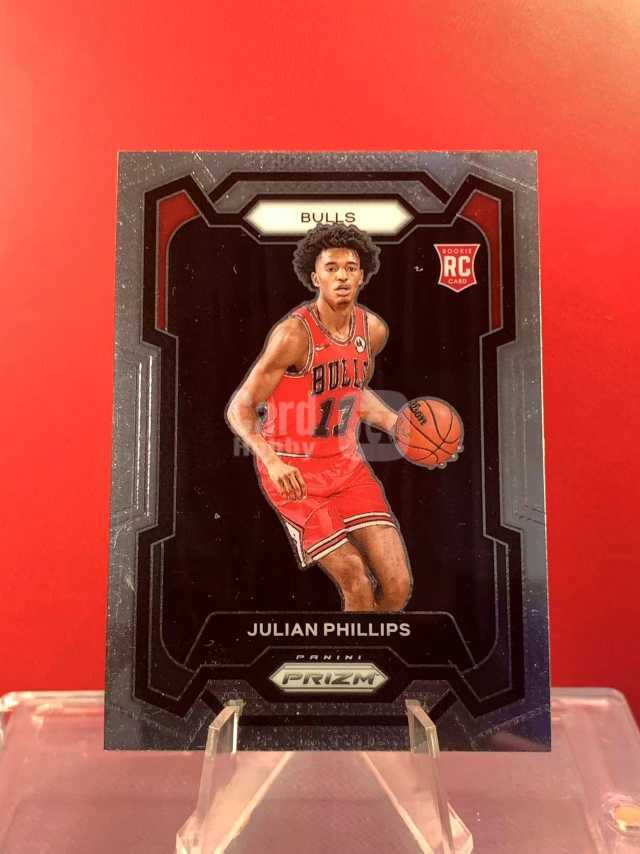 （老末代拍)D01 2023-24 Panini prizm 篮球PZ Julian Phillips RC 公牛 朱利安 菲利普斯  正新秀 base