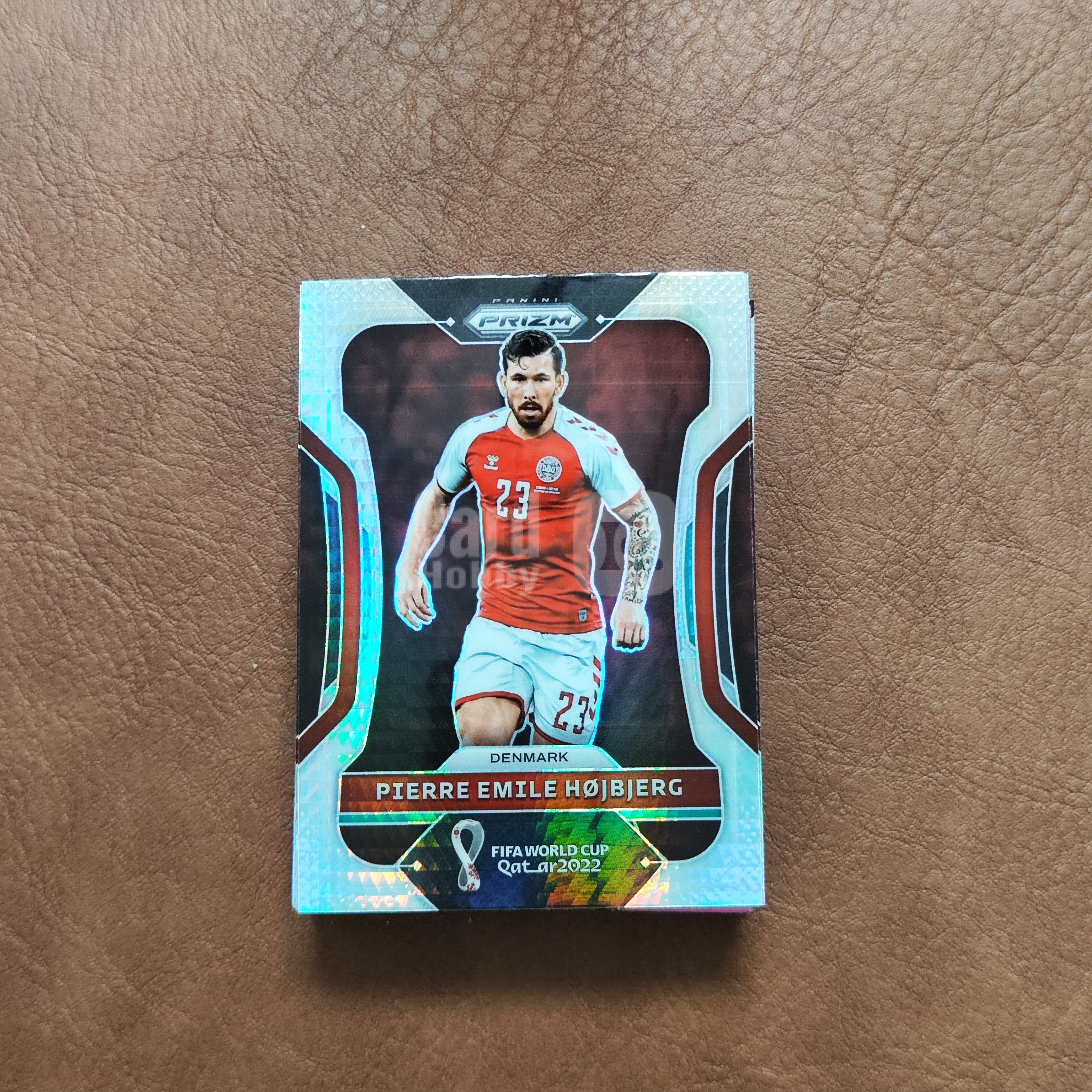 2022-23 【YM拍卖-代卖/回收】 panini 折射 Pierre Emile Højbjerg 皮埃尔 埃米尔 霍伊别尔 丹麦  prizm 世界杯 hyper折 Y0111