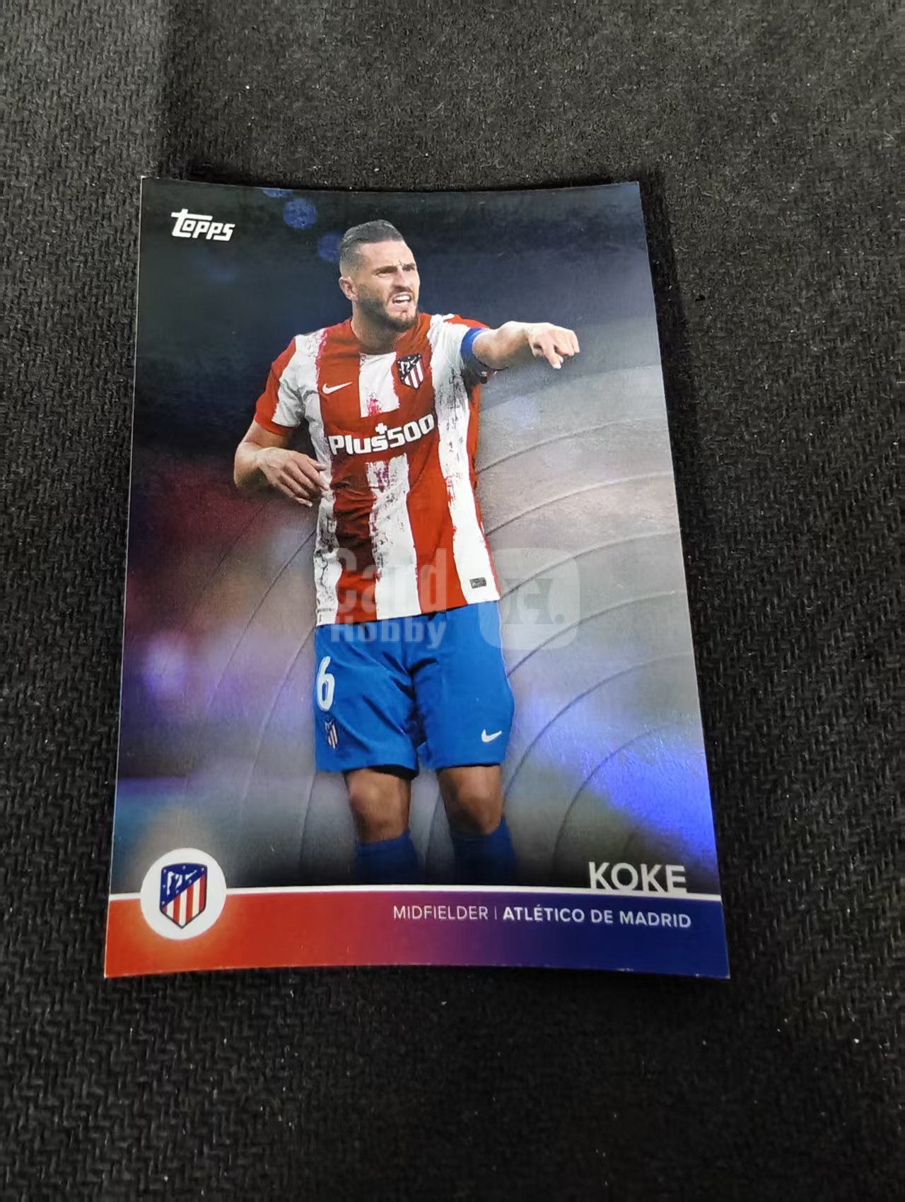 【可合并,不累计】2022 Topps 马竞队盒 Koke 科克 马德里竞技 西班牙 银折 199编 划痕 边角瑕疵
