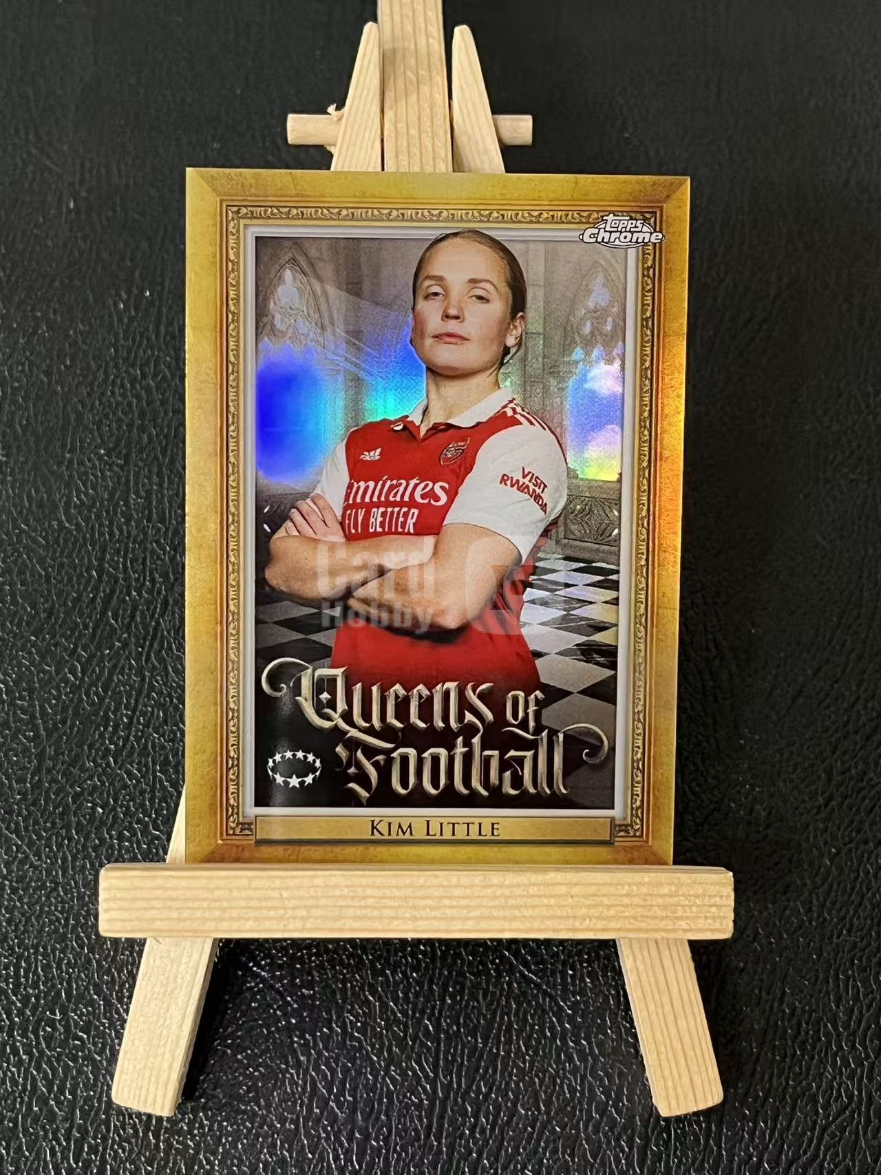 2023 Topps Chrome Kim Little 金特里尔 特卡 阿森纳 女足 欧冠 银折 实卡精美 卡品如图 LA-1