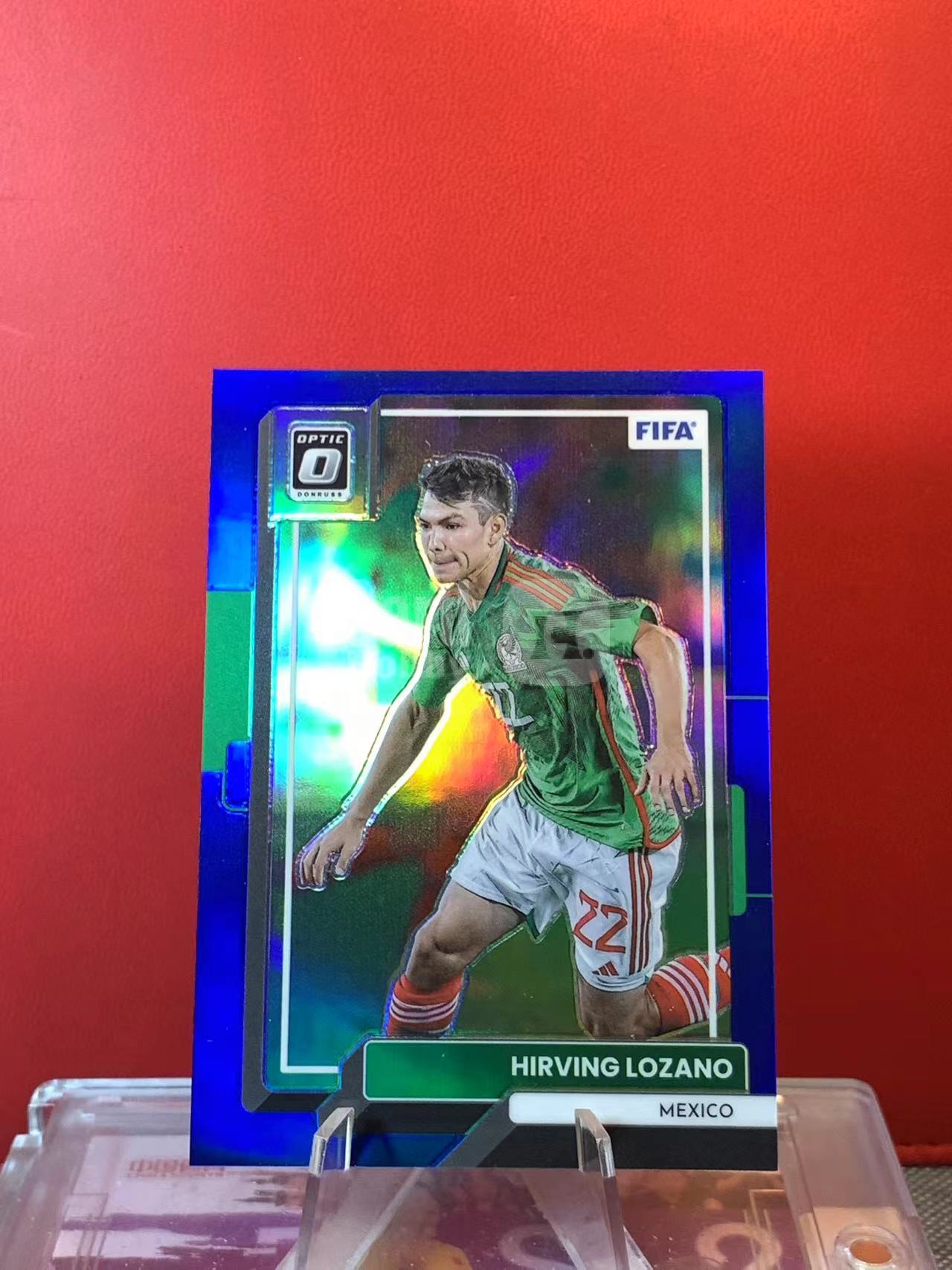 (詹叔代拍)2022‑23 Panini Donruss Hirving Lozano 杜蕾斯 墨西哥 伊尔文 洛萨诺 46/99编 卡品如图 顺丰寄付 泰山