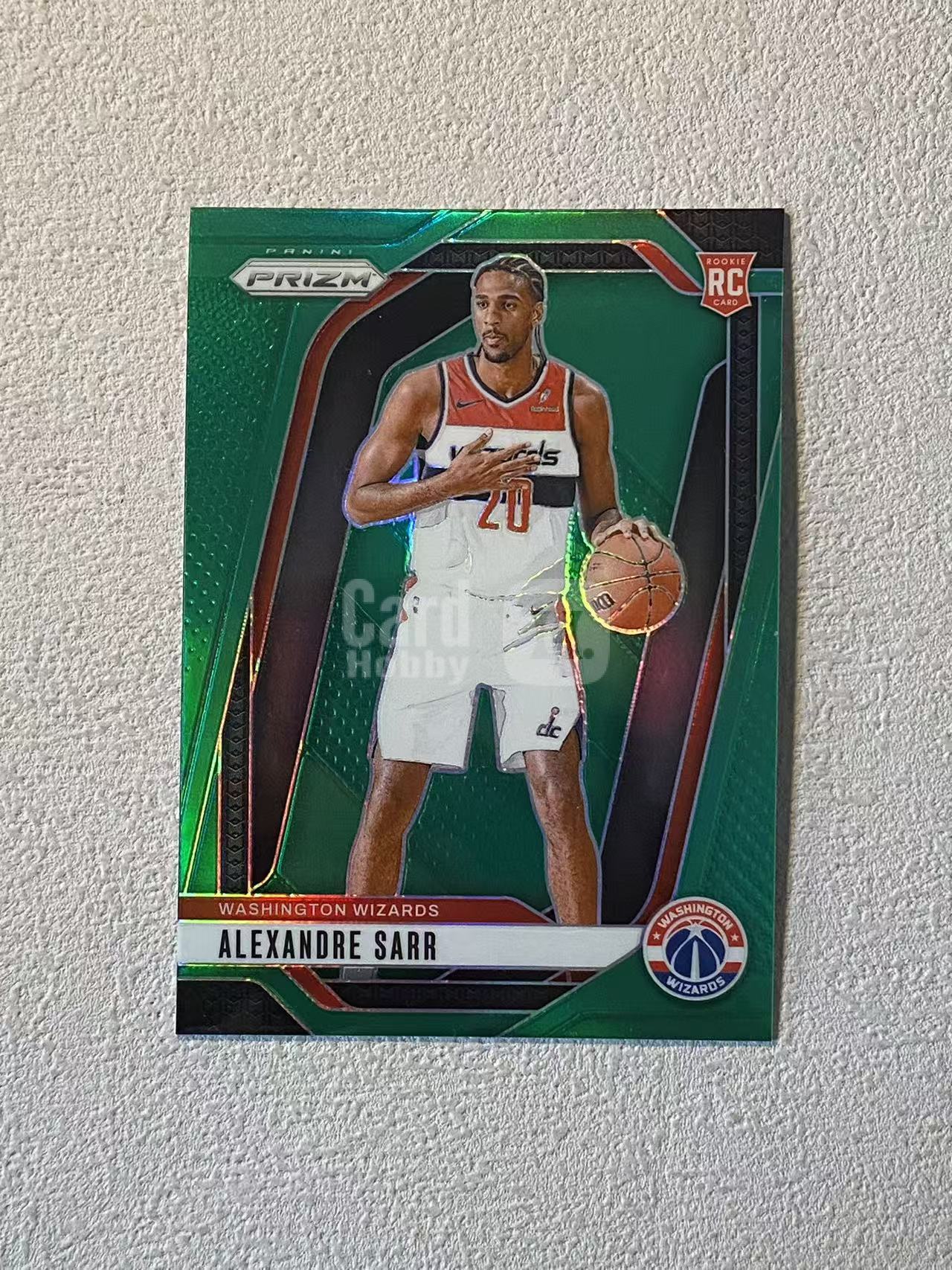 2024-25 Panini Prizm Alexandre Sarr RC pz 奇才 亚历山大 萨尔 绿折 折射 收藏必备