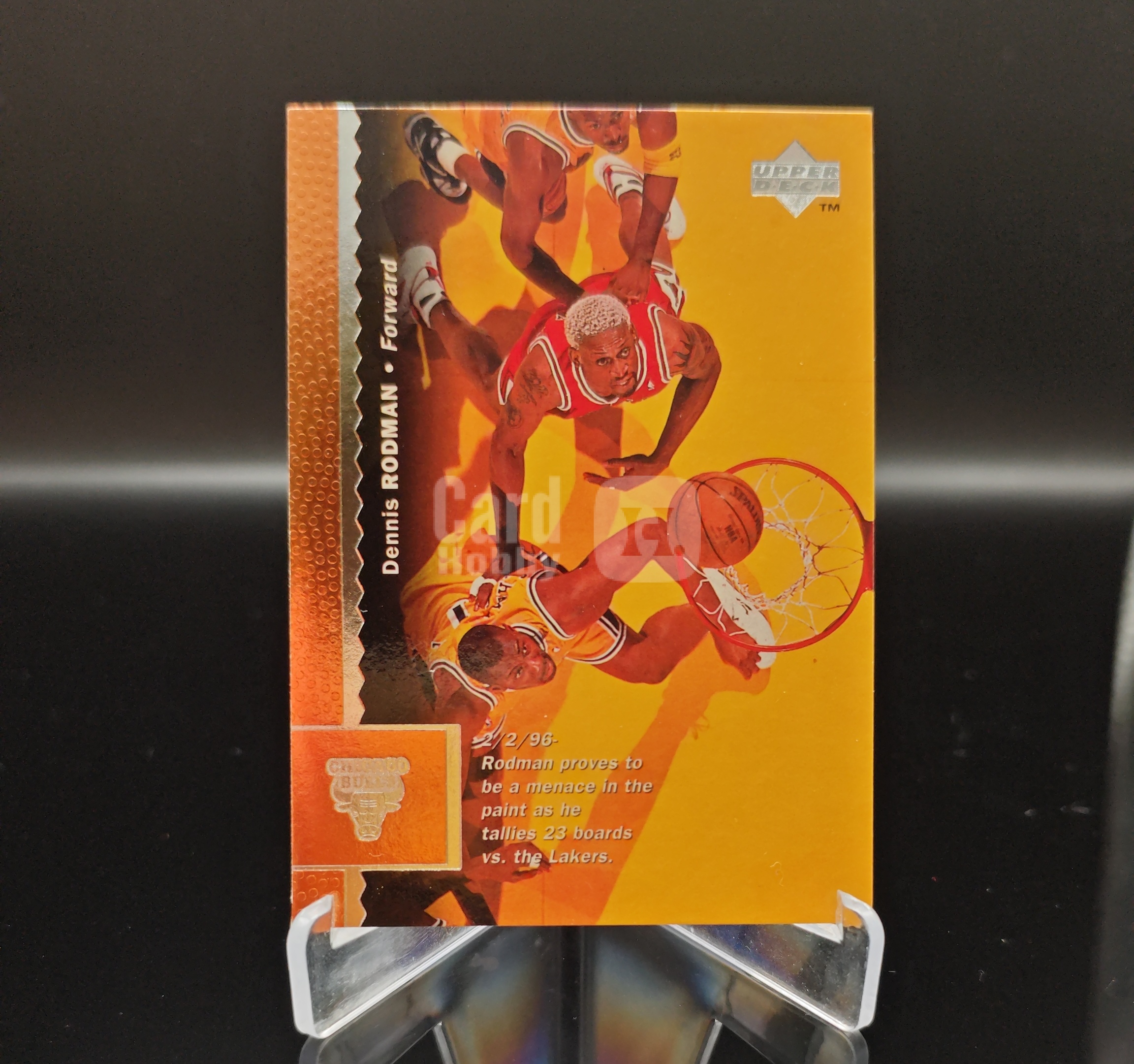 1996 Upper Deck Upper Deck Dennis Rodman #19 大虫 丹尼斯 罗德曼 乔丹队友 篮板王 卡品如图