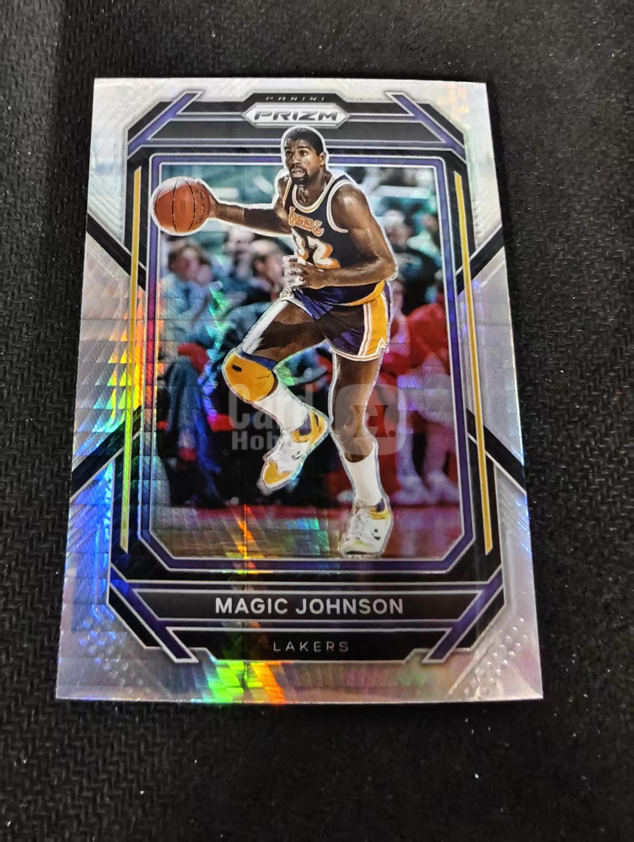 2022-23 Panini Prizm Magic Johnson 埃尔文 约翰逊 湖人 hyper折 PZ 划痕 边角瑕疵 #276