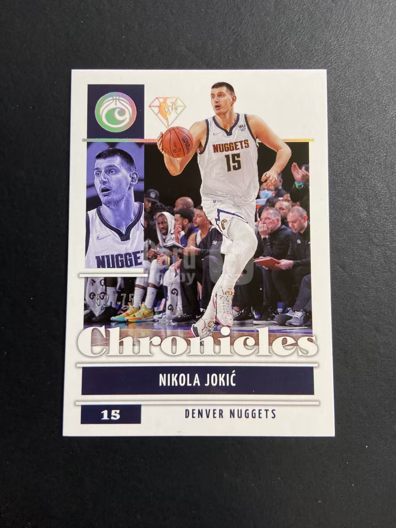 2021-22 Panini Chronicles Nikola Jokic 【肥猫代卖】X03F 编年史 掘金 尼古拉 约基奇 约老师 75编 收藏必备