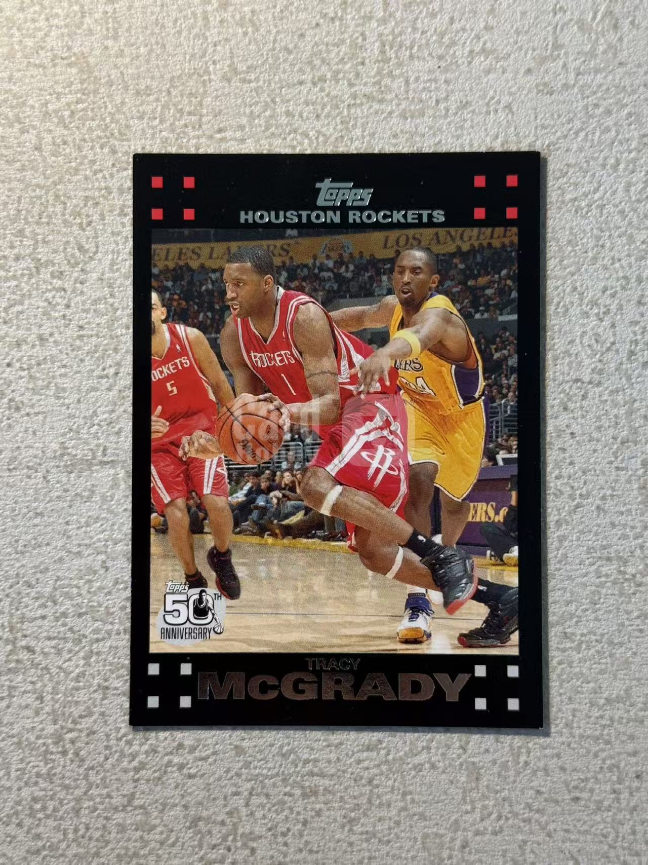 2007 Topps Magic Tracy McGrady 火箭 麦迪 t-mac 大比例 特卡 对位科比 sp 经典选图 收藏必备