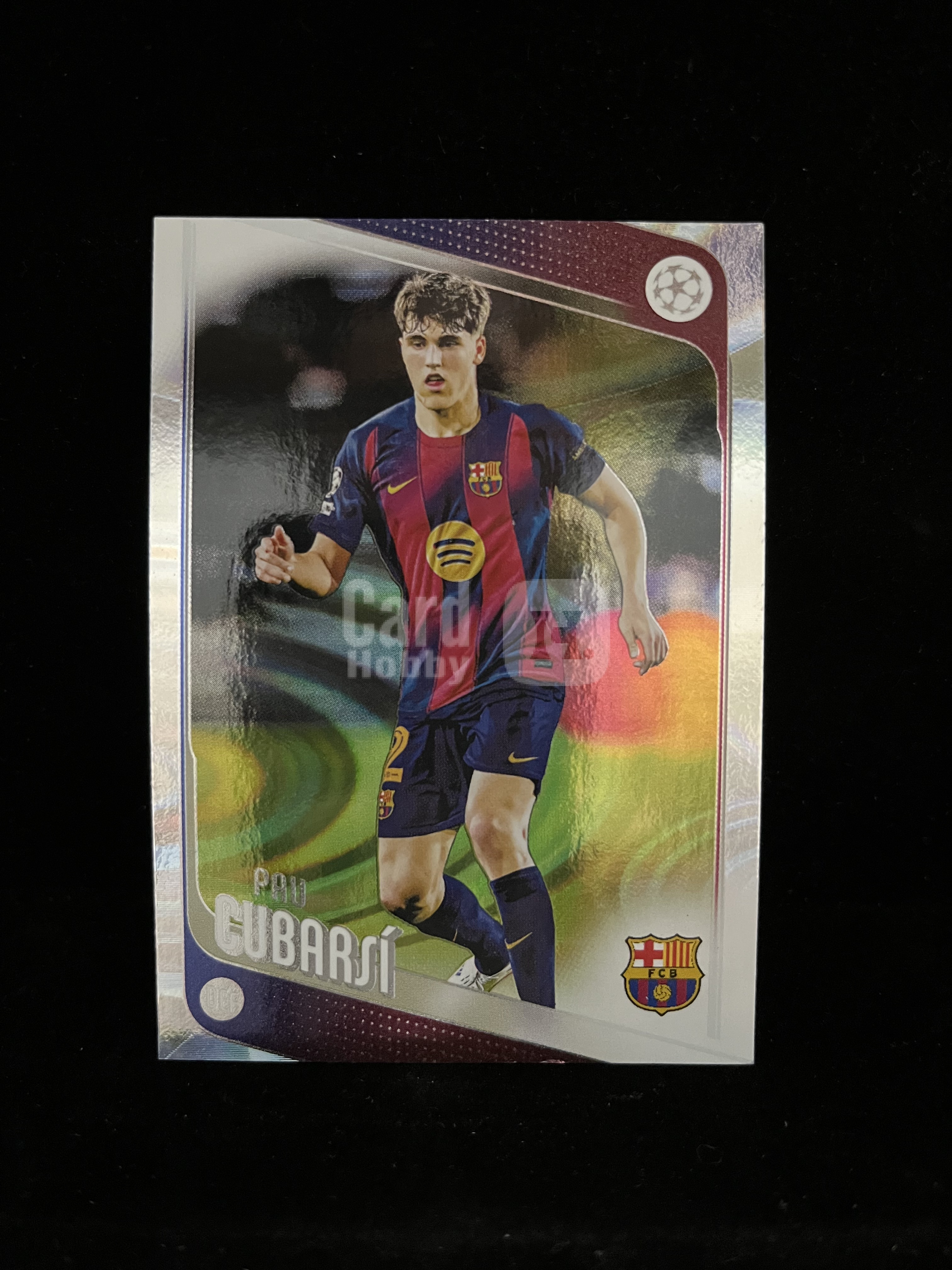 免费代拍 2025 Topps UEFA Club Competitions 欧冠 库巴西 Pau Cubarsi 折射 卡品如图#B区385