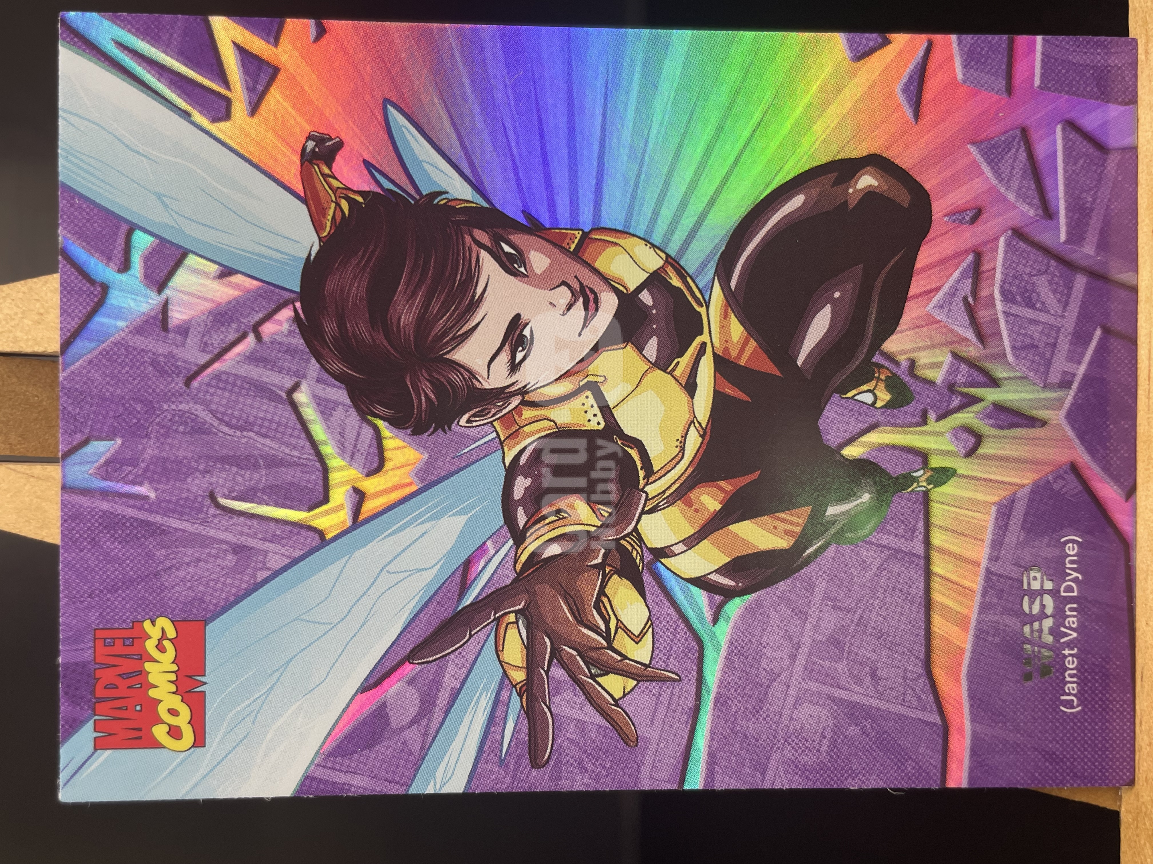 (T1)2023 漫威 FINDNG CARD MARVEL 折射 黄蜂女 实卡好看 收藏凑套必备 卡品如图 !!!