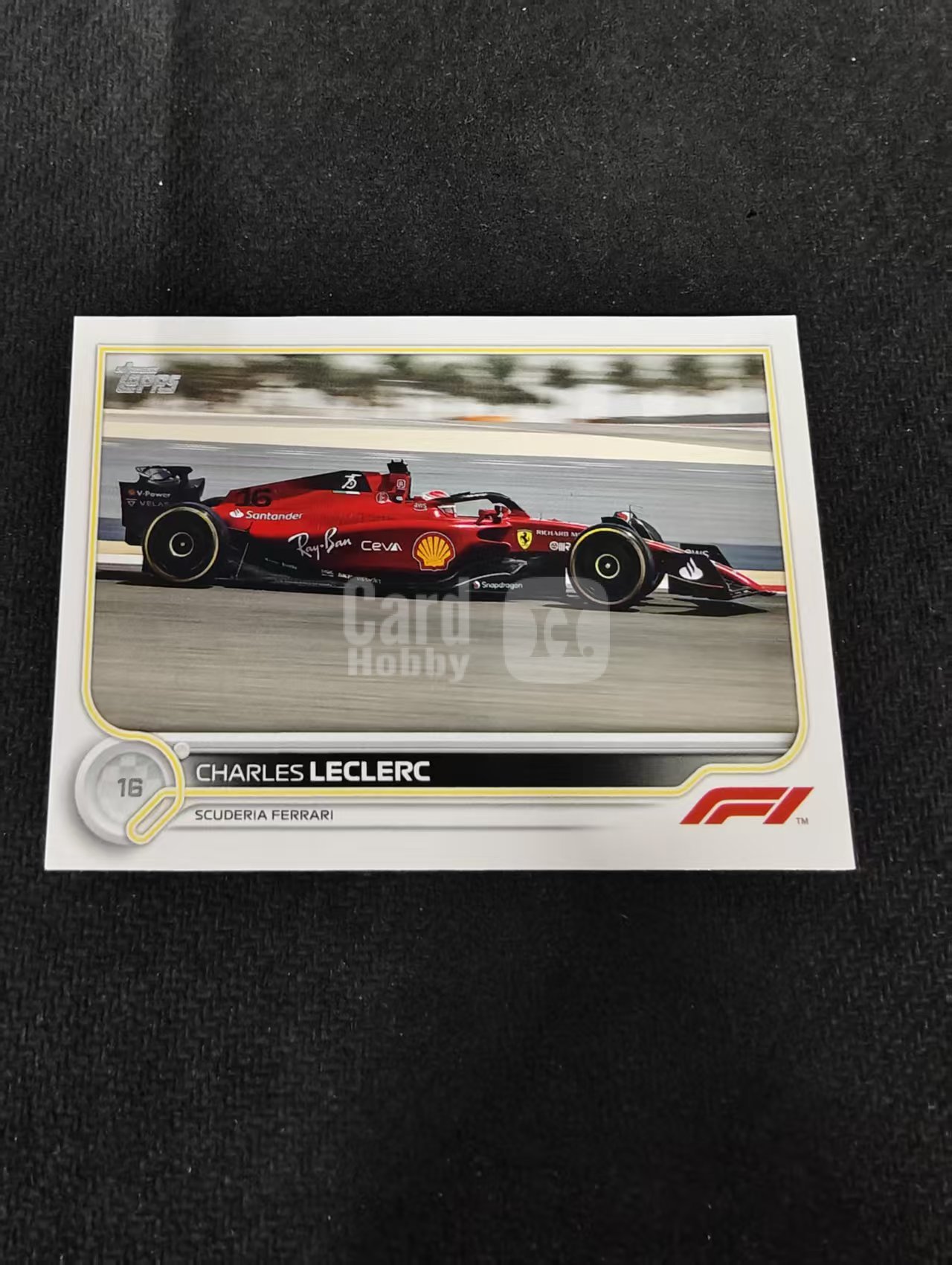 2022 Topps F1 Charles Leclerc 法拉利 夏尔 勒克莱尔 划痕 边角瑕疵@117
