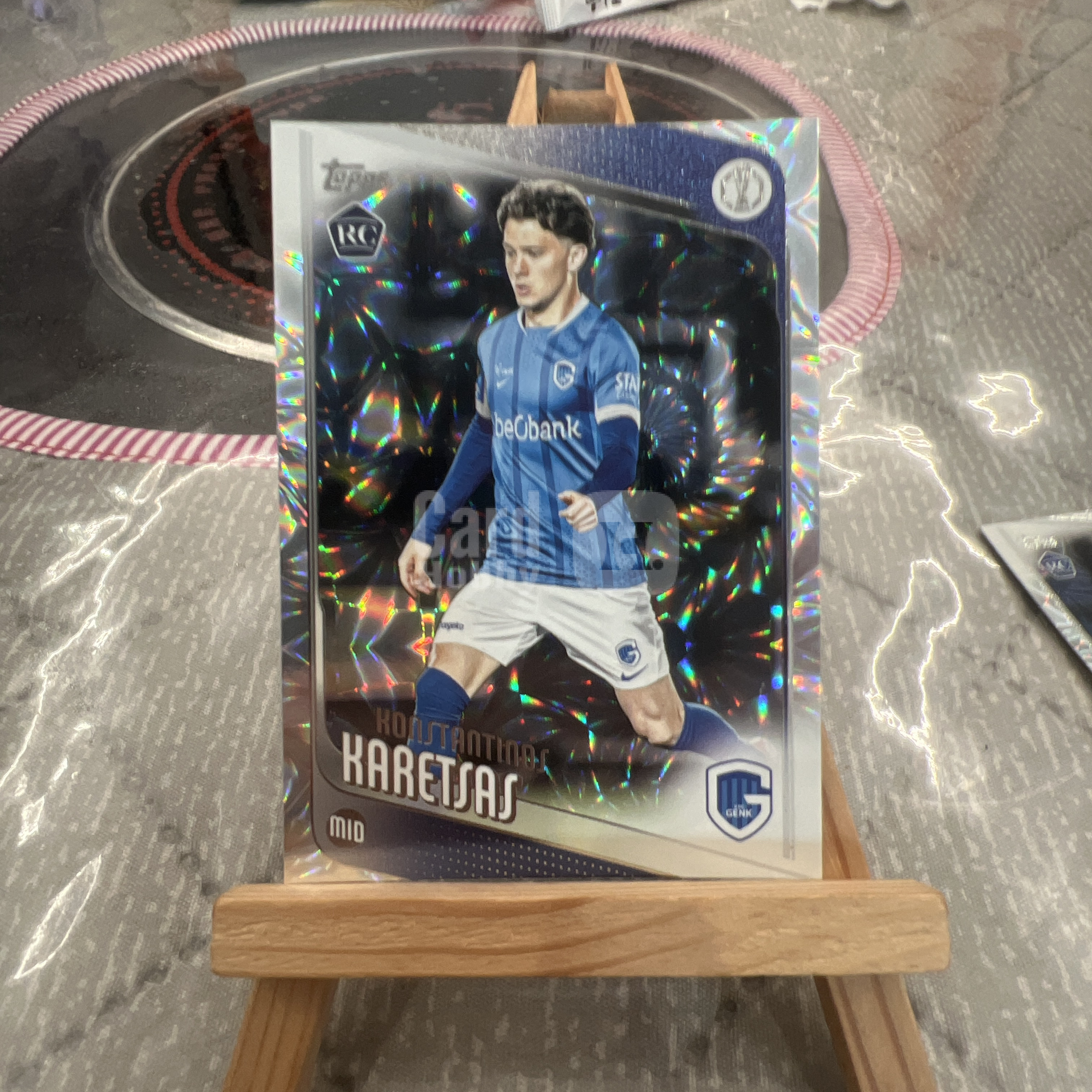 【X12-1-可无限累积】2026 topps konstantinos karetsas 欧冠 亨克 康斯坦丁诺斯 卡雷察斯 新秀 rc