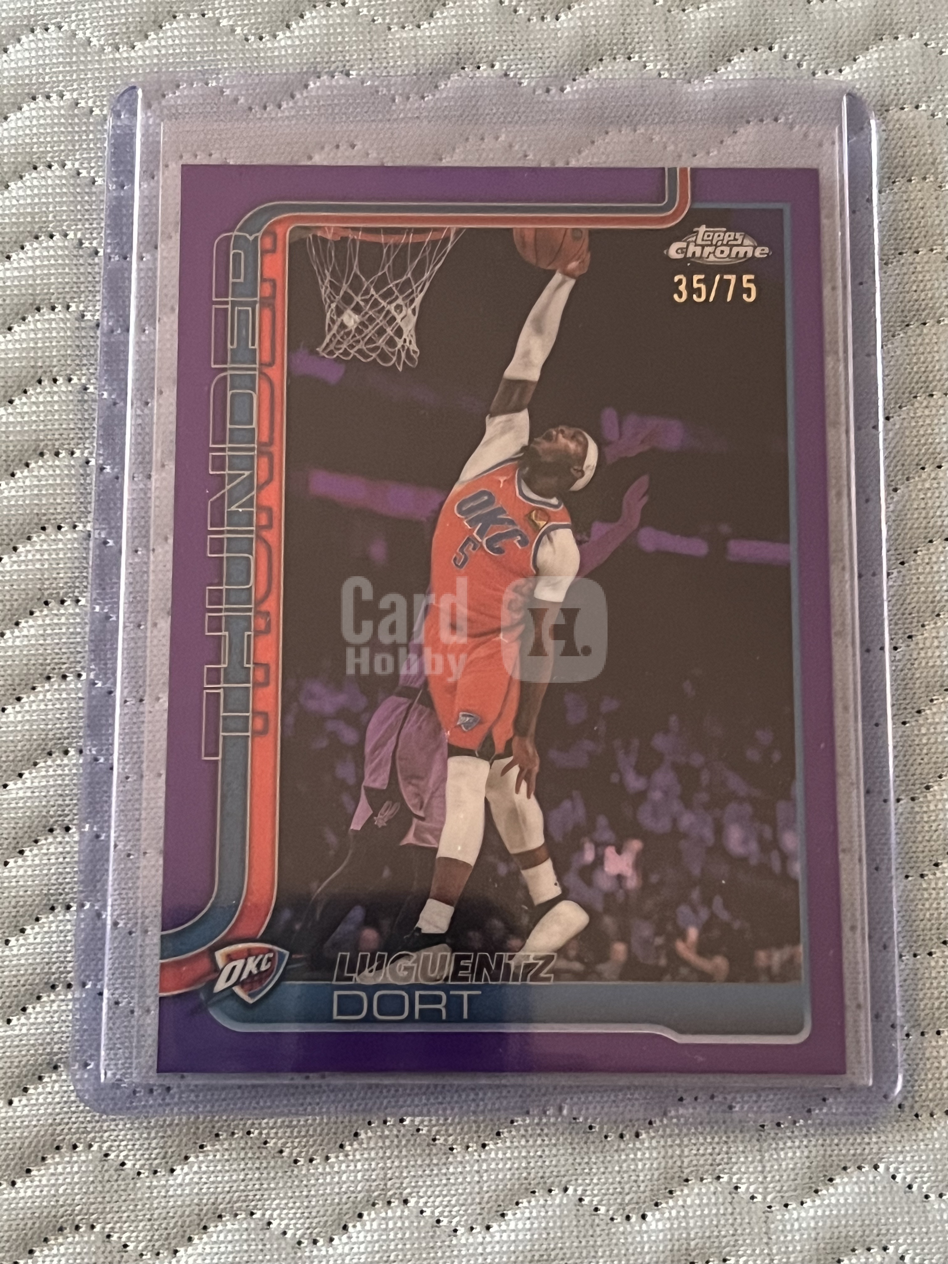 2026 Topps Chrome Luguentz Dort #127 雷霆 吕冈茨·多尔特 75编 正base 紫平行 折射卡!!雷霆防守悍将!!凑套必备!!