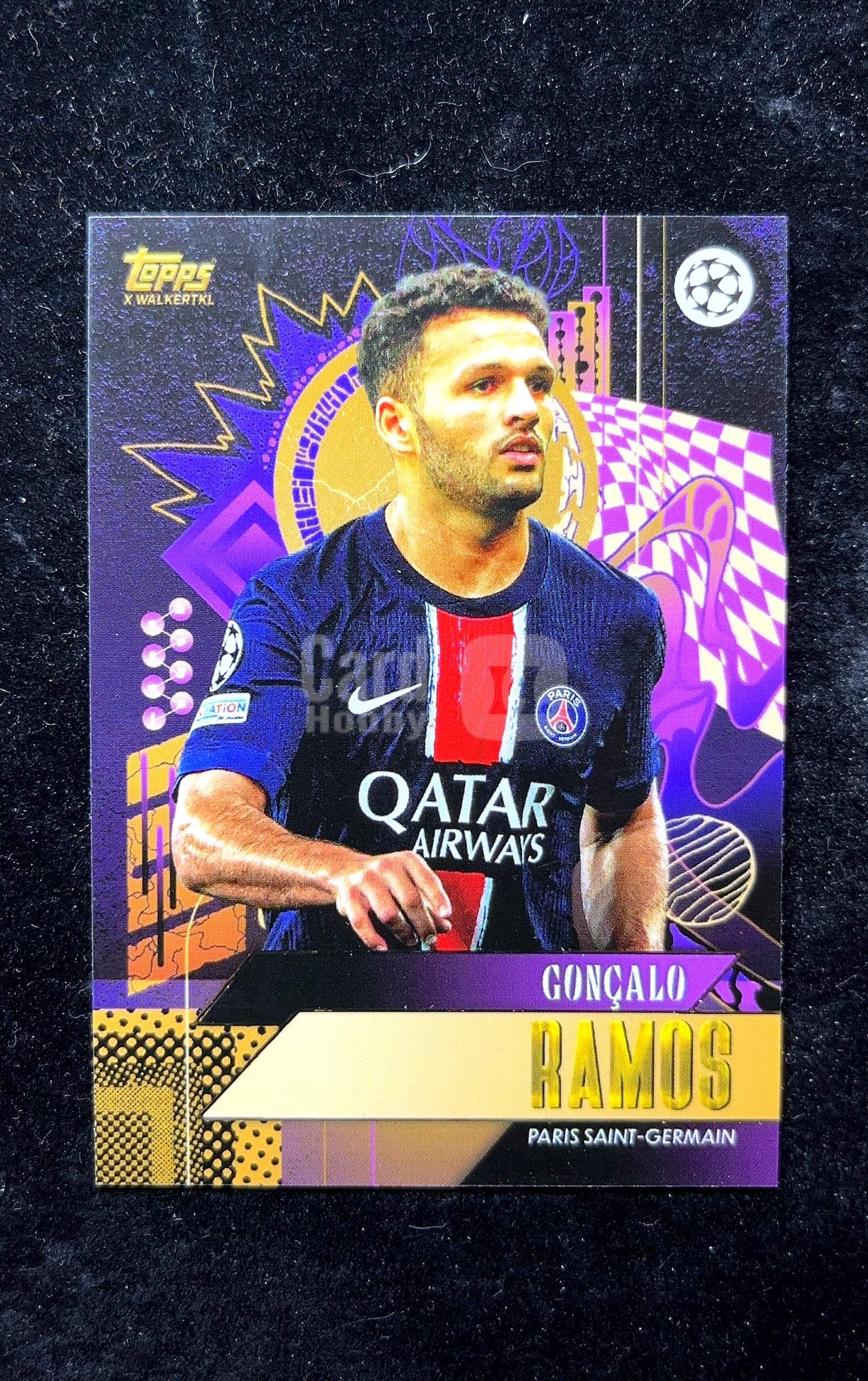 【小白1%代卖】2024 Topps X WALKERTKL 黄金盒 Gonçalo Ramos 贡萨洛·拉莫斯 卡品如图 高价值 Paris Saint-Germain 巴黎圣日耳曼 0626