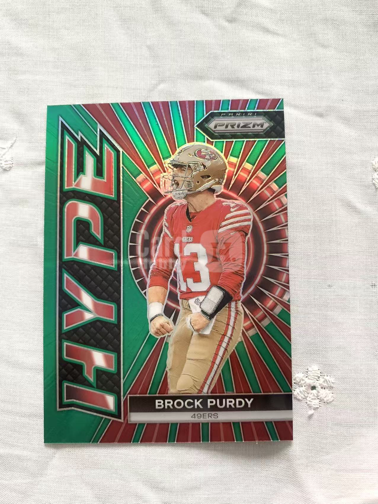 2024 Panini Prizm Deca Brock Purdy 橄榄球PZ 49人 布洛克 普尔迪 特卡 绿折 hype 折射 硕士