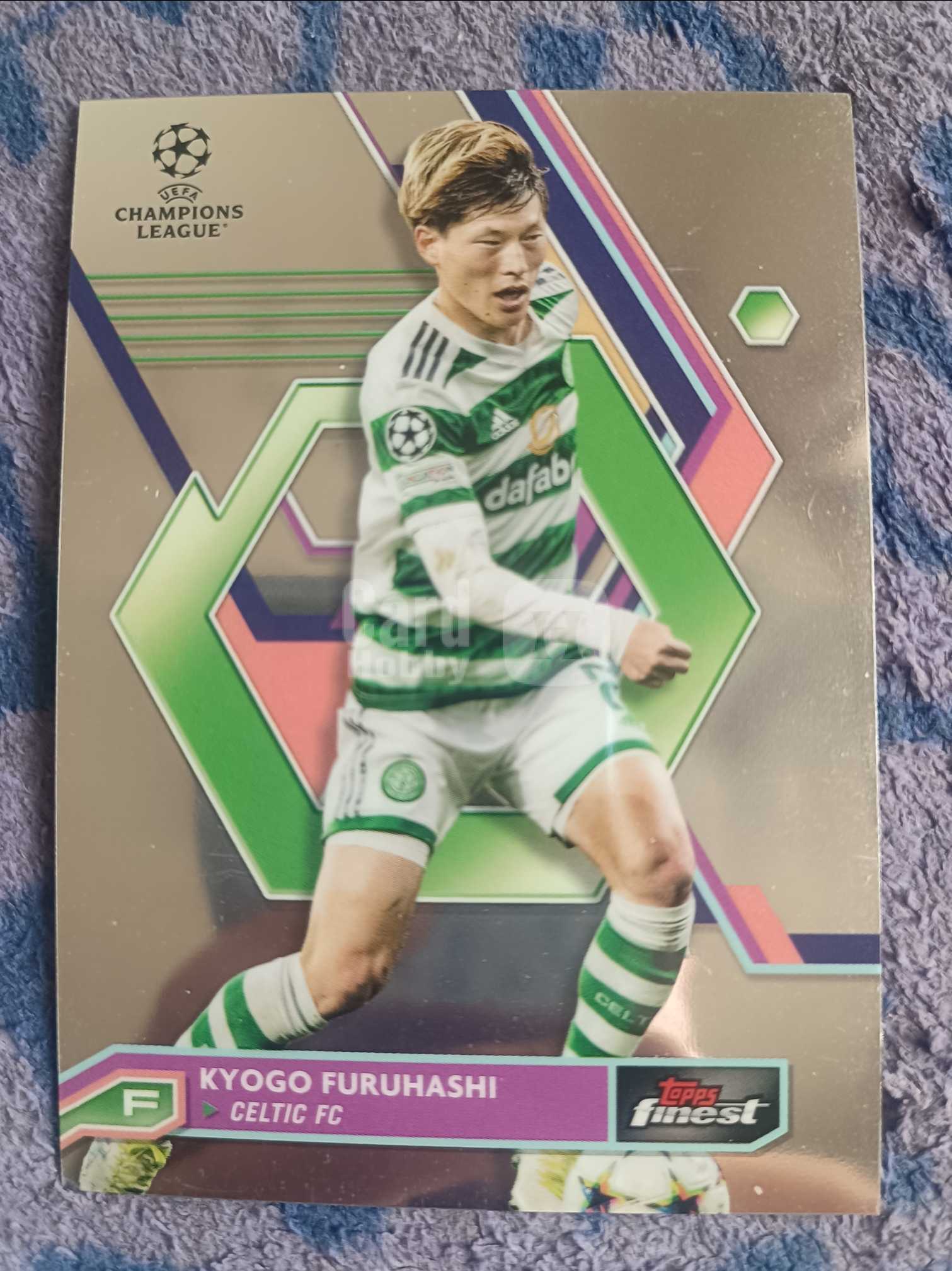 2023 Topps Finest Kyogo Furuhashi 【接代拍】Finest Chrome base 古桥亨梧 日本 苏超凯尔特人 队迷人迷 收藏凑套可入