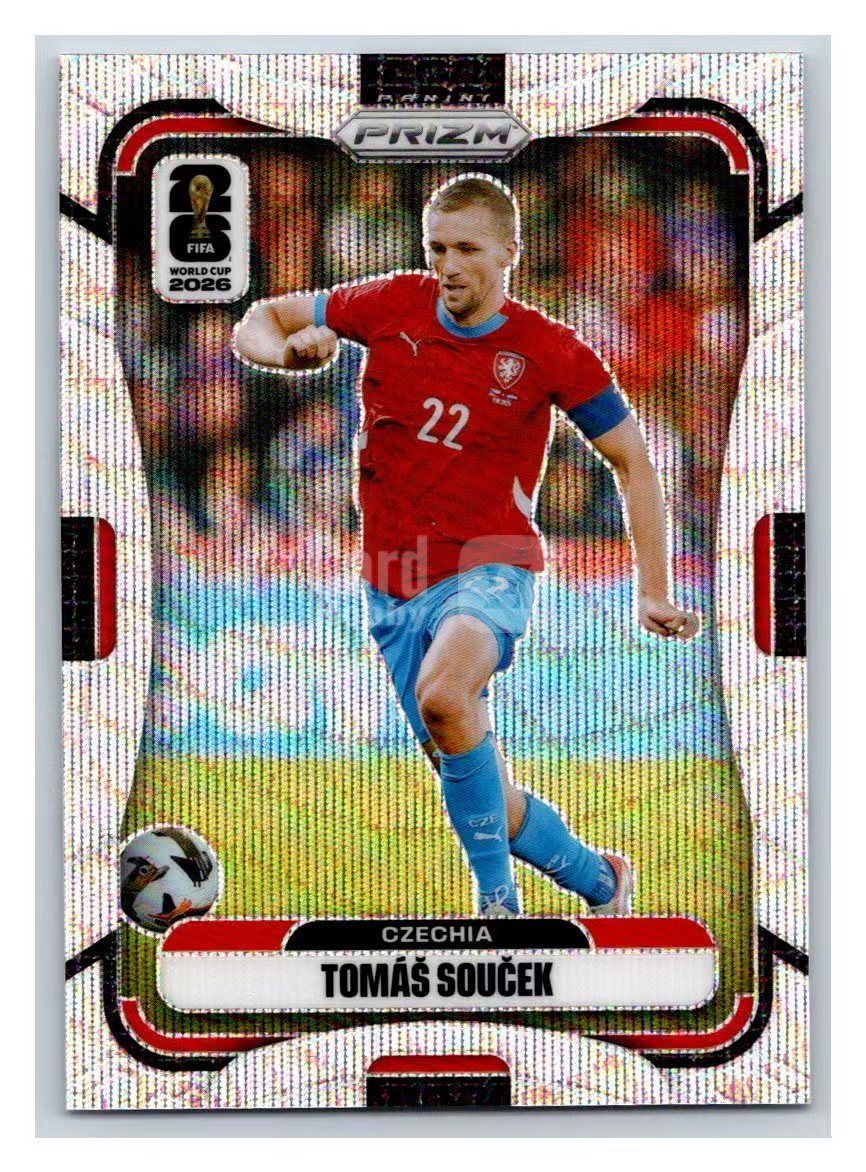 2026 Panini Prizm World Cup Tomas Soucek 美加墨 世界杯 捷克 托马斯・绍切克  银波纹折 卡品如图