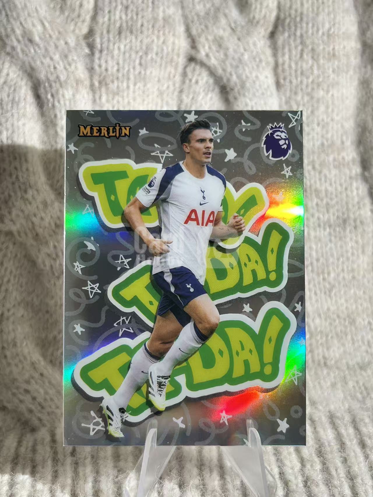 2023-24 Topps Merlin chrome Pape Sarr TADA! 折射特卡,帕普・萨尔,热刺中场,塞内加尔中场,跑动积极身体素质出色,凑套必备