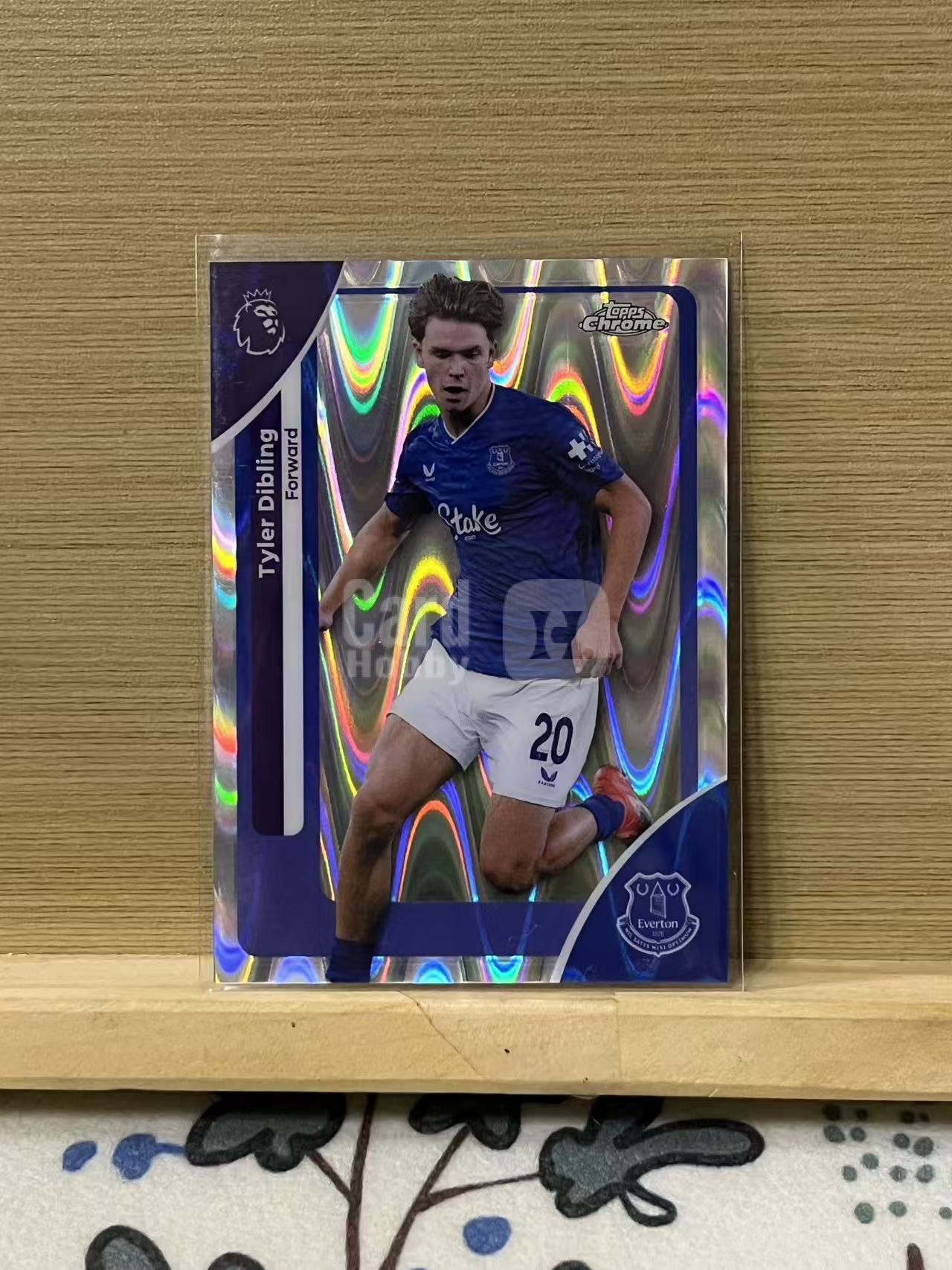2026 Topps Chrome tyler dibling 迪布林 变形虫折 埃弗顿 英超 银折 实卡精美 卡品如图 LZL6