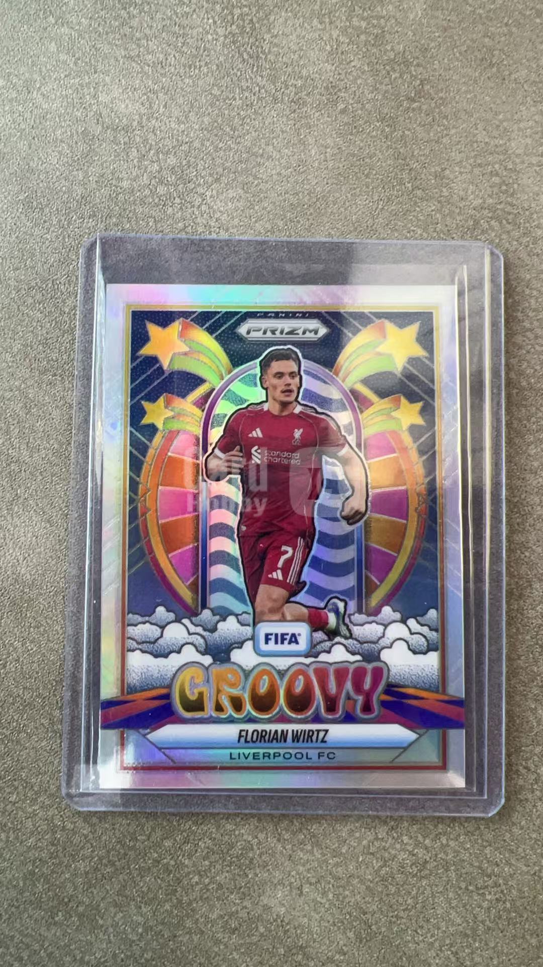 4880【330球星卡实体店代卖】2025-26 帕尼尼 PRIZM FIFA FLORIAN WIRTZ 维尔茨 利物浦 Groovy 时髦特卡 大比例 SSP 仅顺丰寄付(UK23)