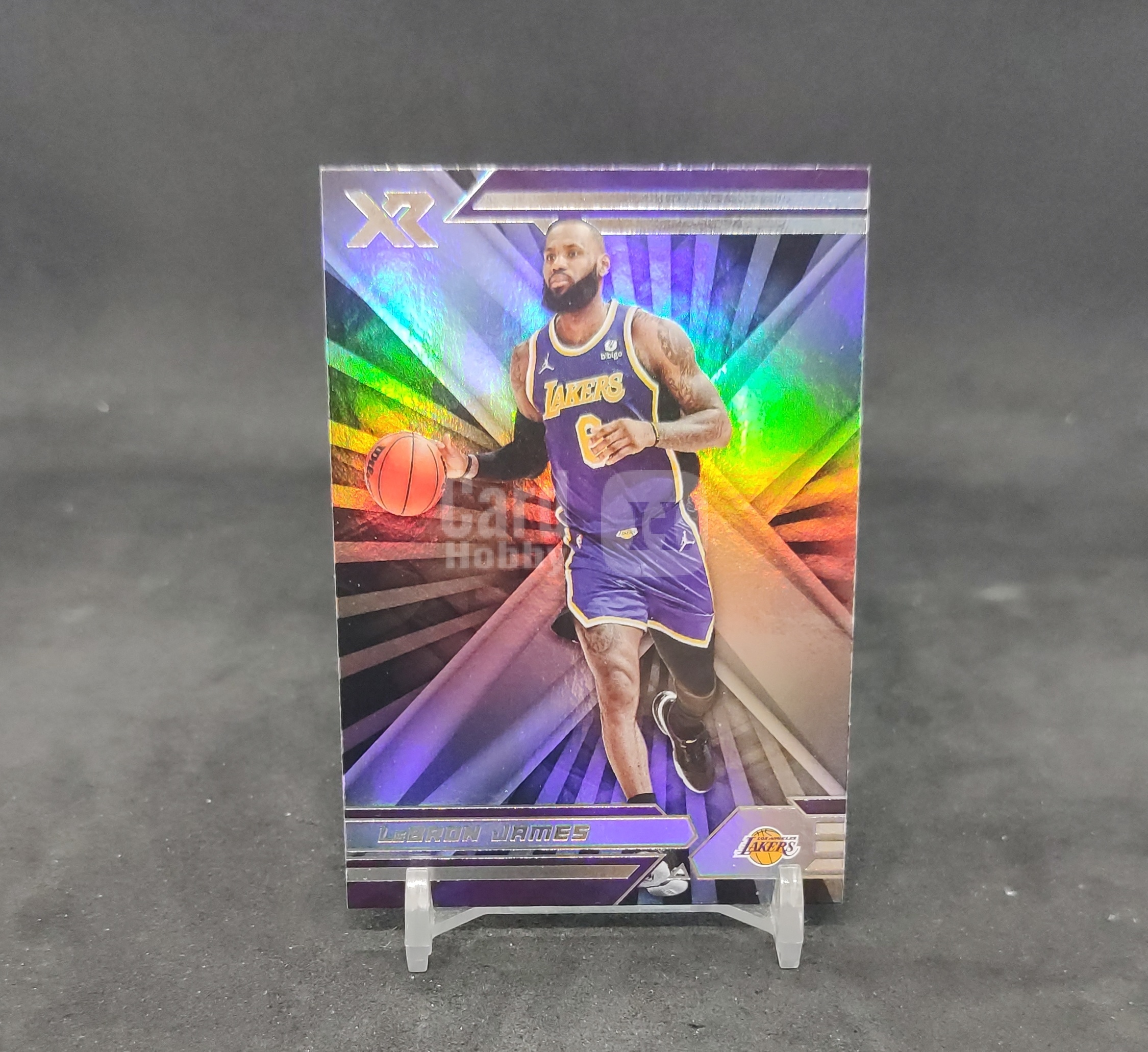 【DC拍卖】7.14 2021-22 Panini Chronicles XR 勒布朗詹姆斯 LeBron James 彩虹放射银折射 base #397 湖人