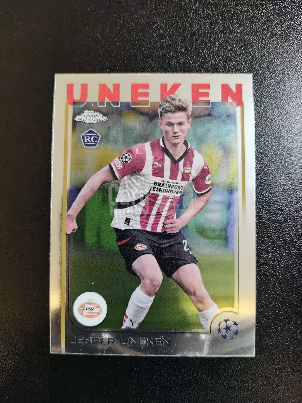 2025 Topps Chrome Jesper Uneken 杰斯帕于内肯 埃因霍温 新秀RC 欧冠TC 收藏凑套 卡品如图 免费代拍AKJ