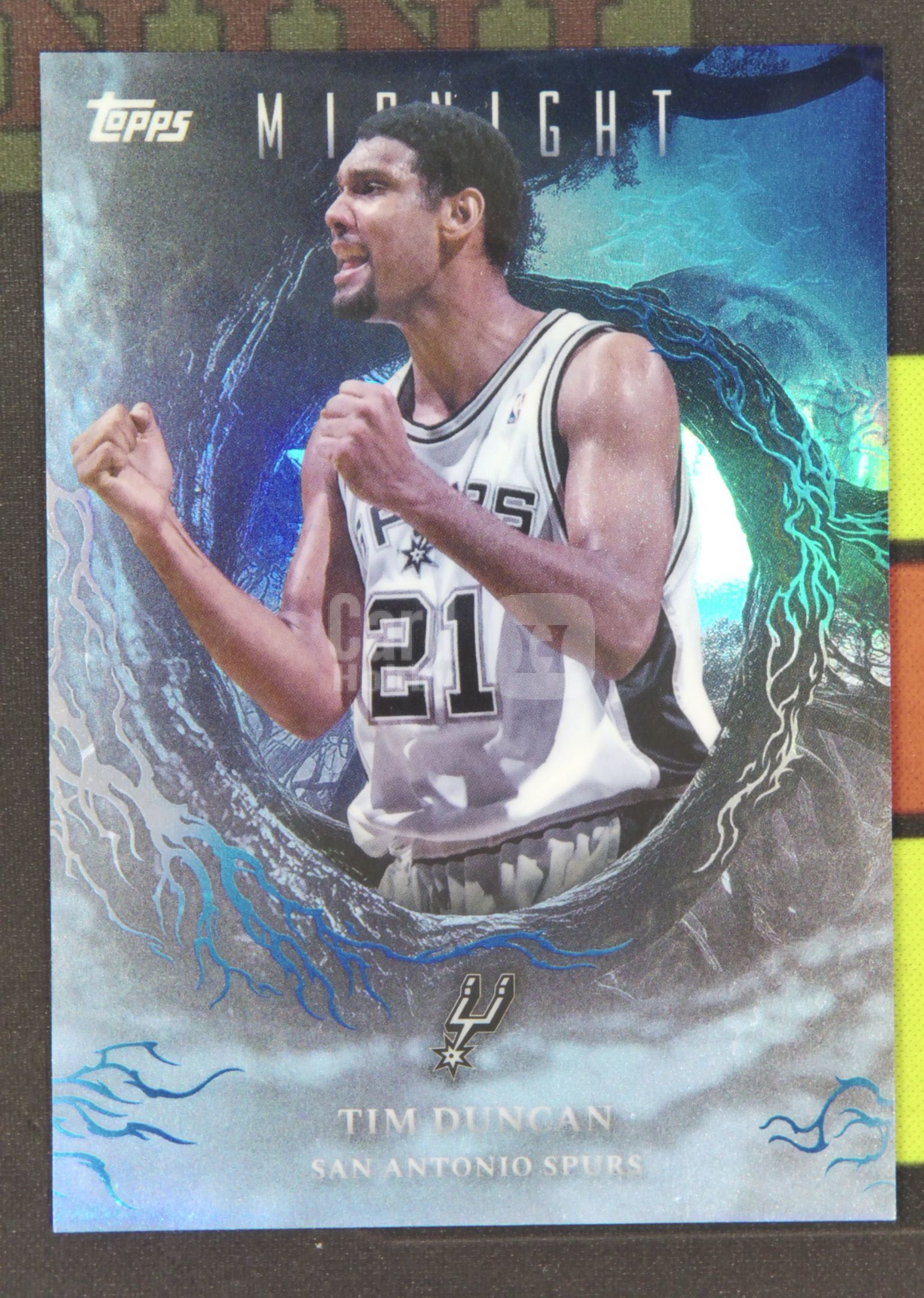 2025-26 Topps Midnight Tim Duncan Nirvana Project 蒂姆 邓肯 马刺 夜影特卡 银折 折射 午夜 卡品如图 xu001