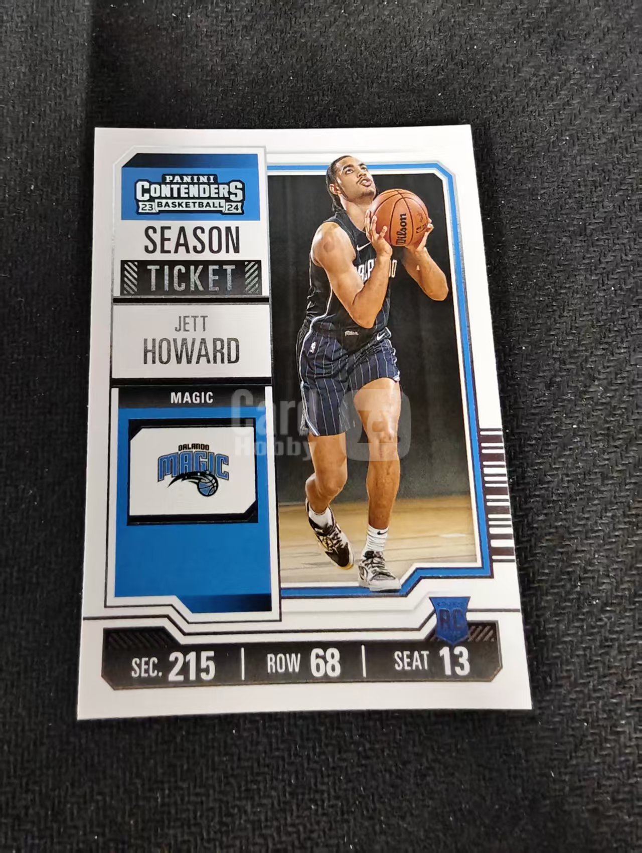 【可合并,不累计】2023-24 Panini Contenders Jett Howard RC 杰特 霍华德 新秀rc. 魔术 球票 边角瑕疵 #53