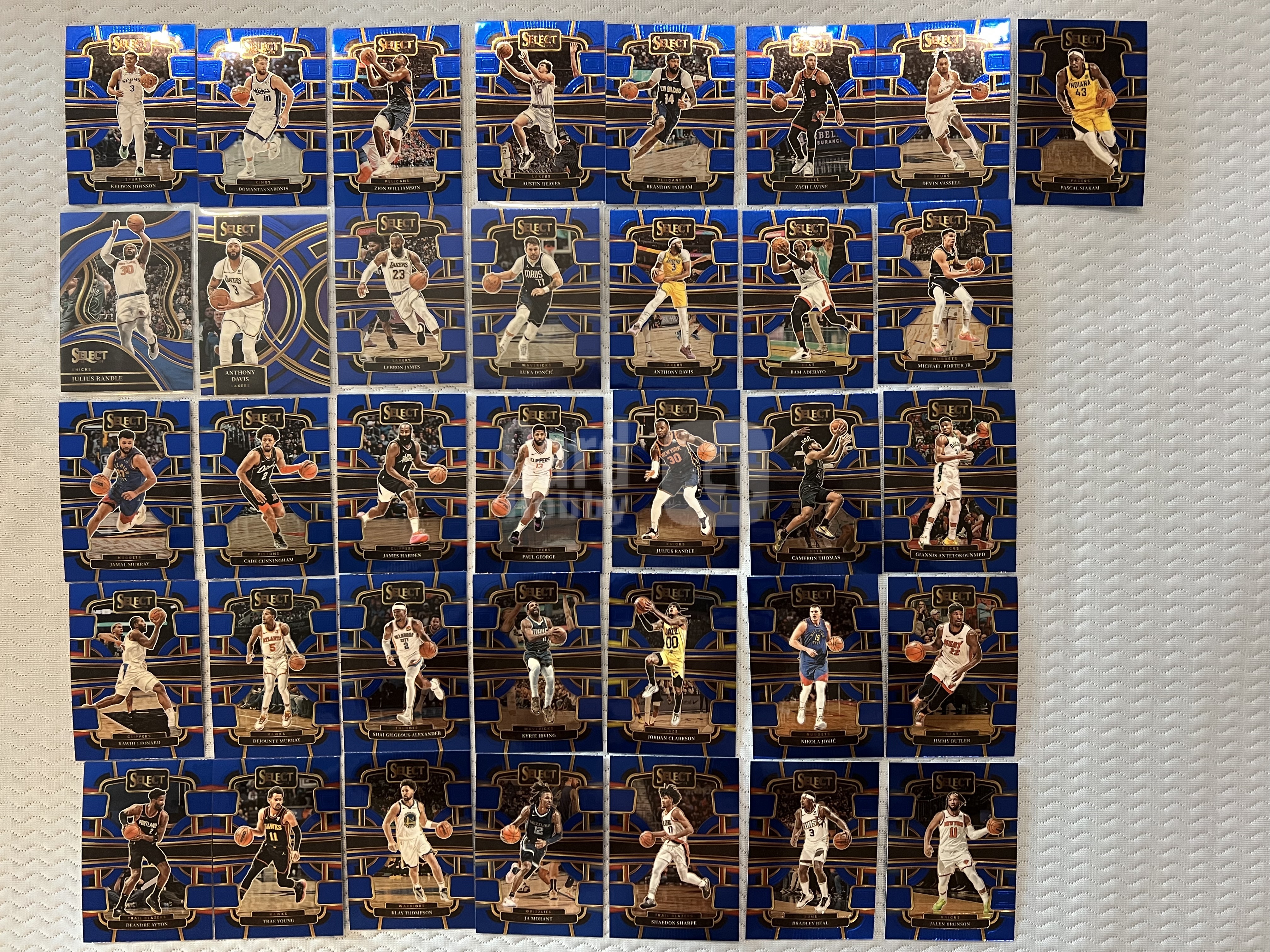 2023-24 Panini select 多人 36张 正base 基础卡 打包!!东契奇 詹姆斯 亚历山大 约基奇 字母哥 莫兰特 罗纳德等 好人聚在!!按需购买!!凑套必备!!