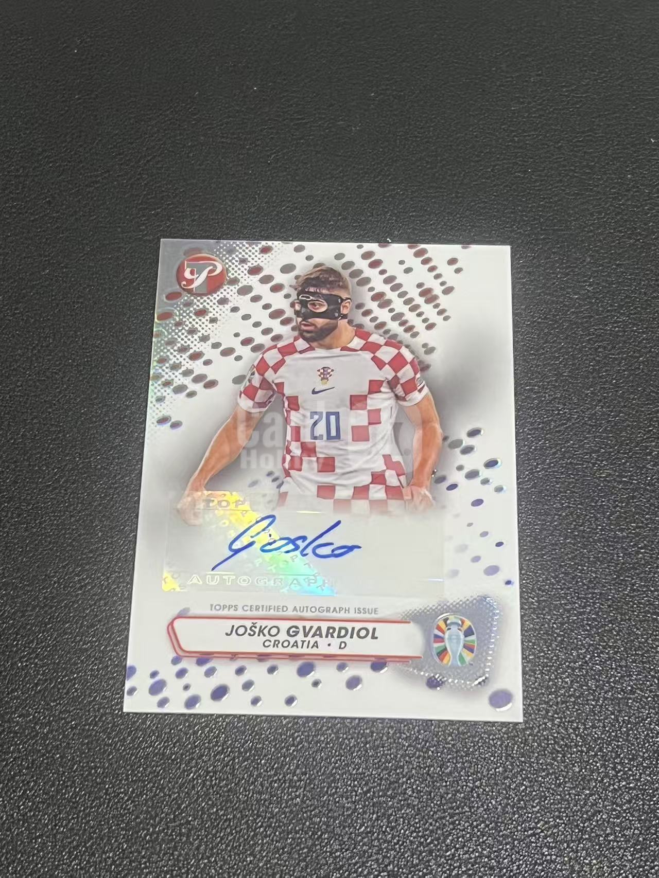 【芒特代卖】2023 topps fristine 欧洲杯 克罗地亚 格瓦迪奥尔(Josko Gvardiol) RB莱比锡 曼城 签字 银折签
