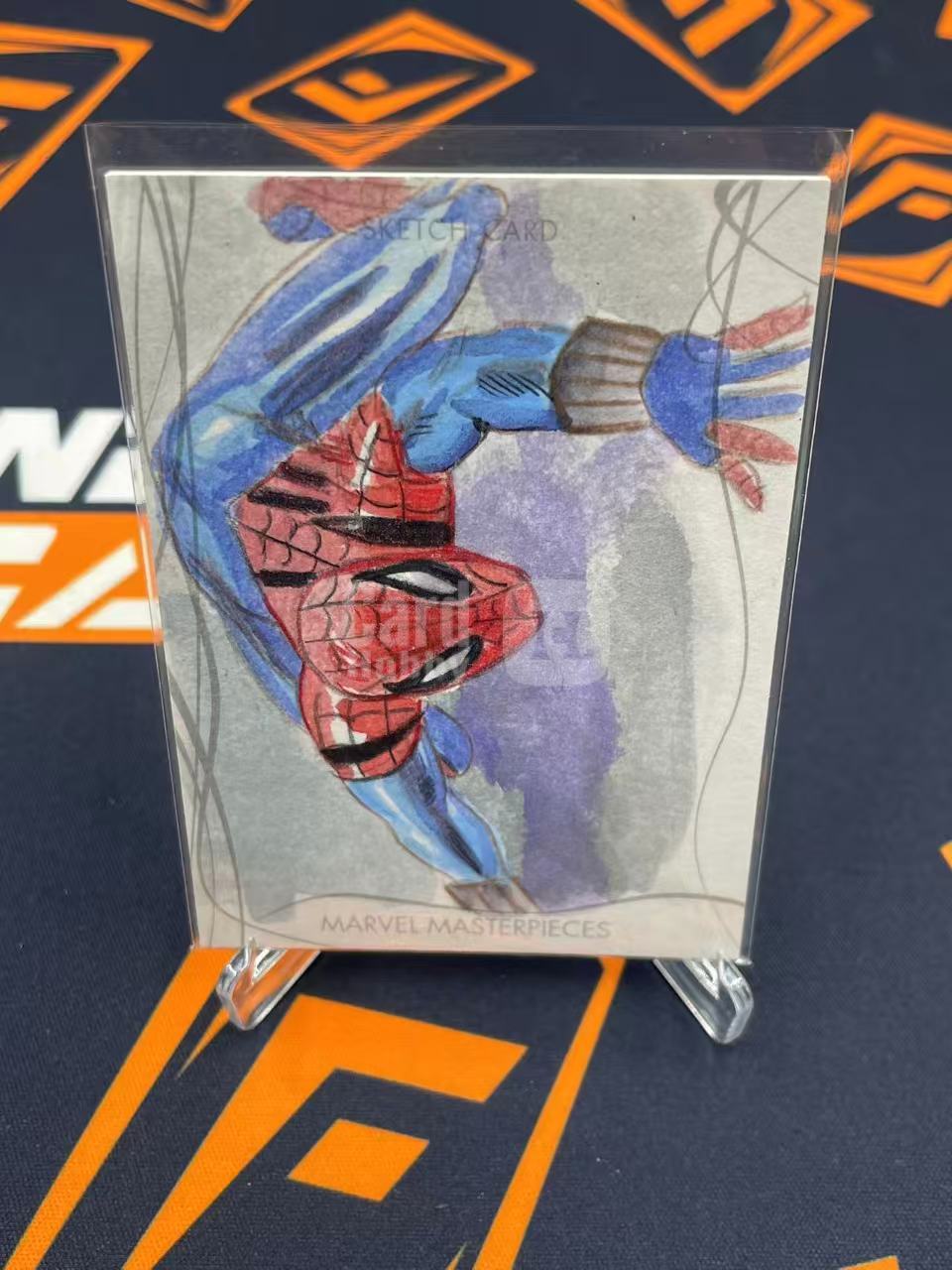 2020 Marvel (MCU) SkyBox 漫威 Masterpieces 大师杰作 手绘卡 Sketch 【缇缇代拍】 1/1编 蜘蛛侠 Spider-Man 画师 亲笔签名 值得收藏 天空城