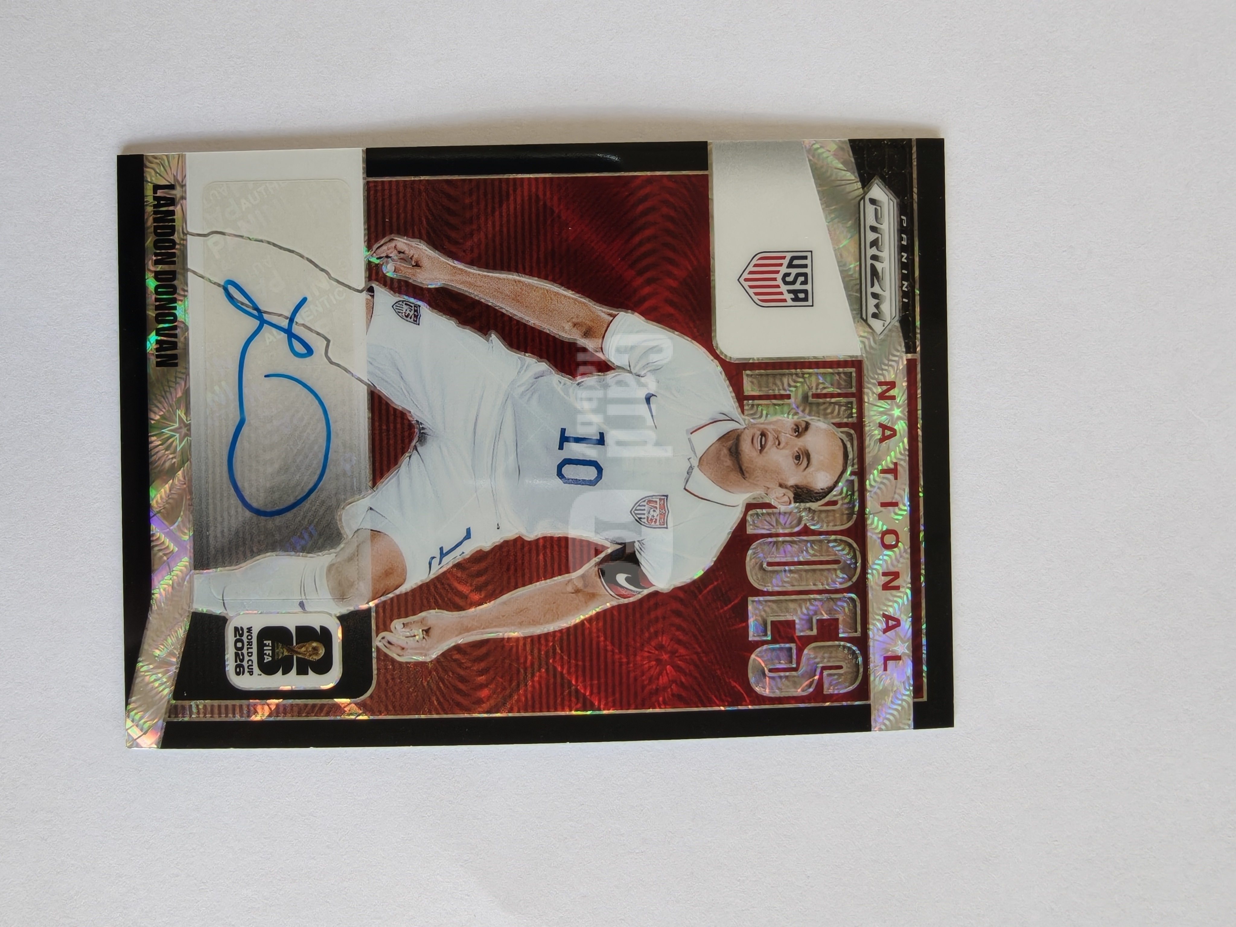 2026 Panini Prizm World Cup Landon Donovan 世界杯 多诺万埃弗顿 National Heroes 美国家英雄签字 1/1 1of1 1编 卡品如图 XY689