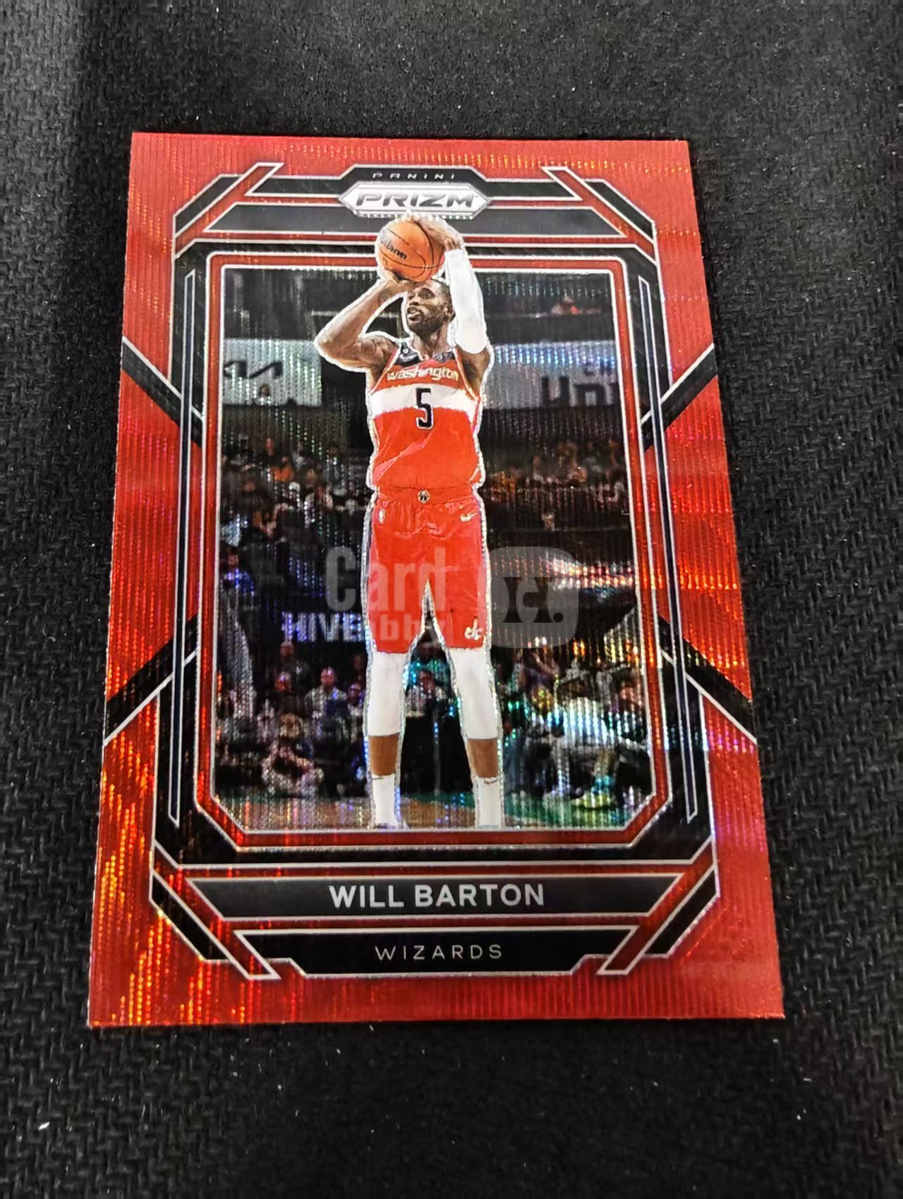 2022-23 Panini Prizm Will Barton 奇才 威尔巴顿 红波纹 PZ 划痕 边角瑕疵 #194