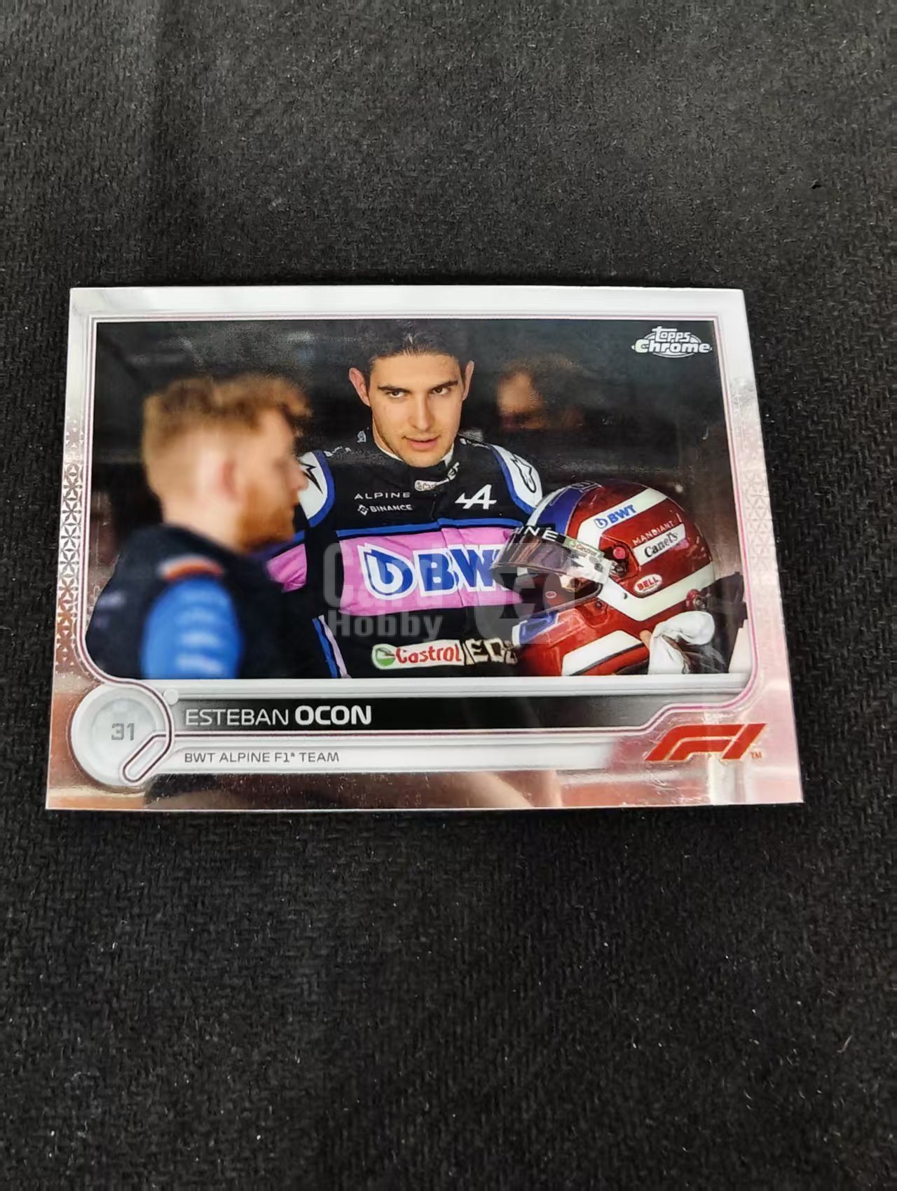 2022 Topps Chrome Esteban Ocon F1 阿尔滨车队 埃斯特班 奥康 划痕 边角瑕疵 #42